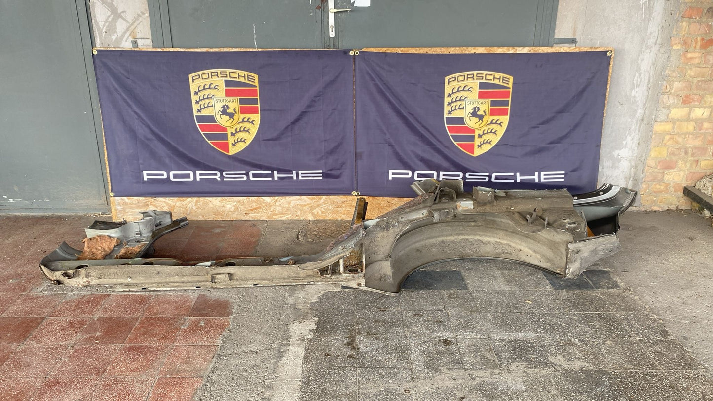 Porsche 944 Right side cut, rear fender with sill 94450390403, 94450361200