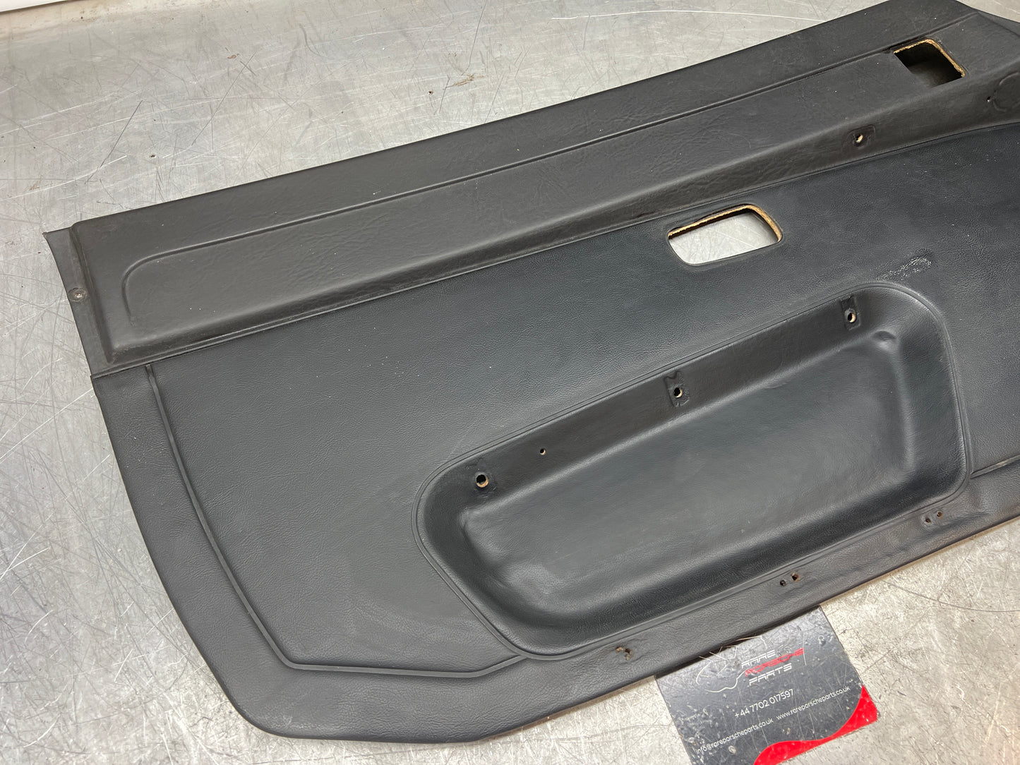 Porsche 924/944 early Porsche black door card used condition left side, Rhd, 478867011