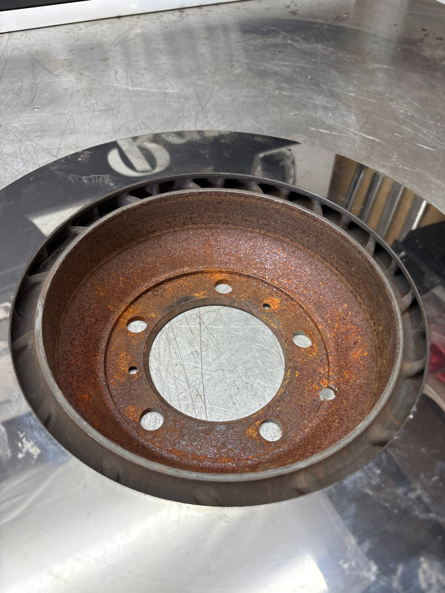 Porsche Cayenne Rear left Disc Brake Rotor, 9Y0615601C