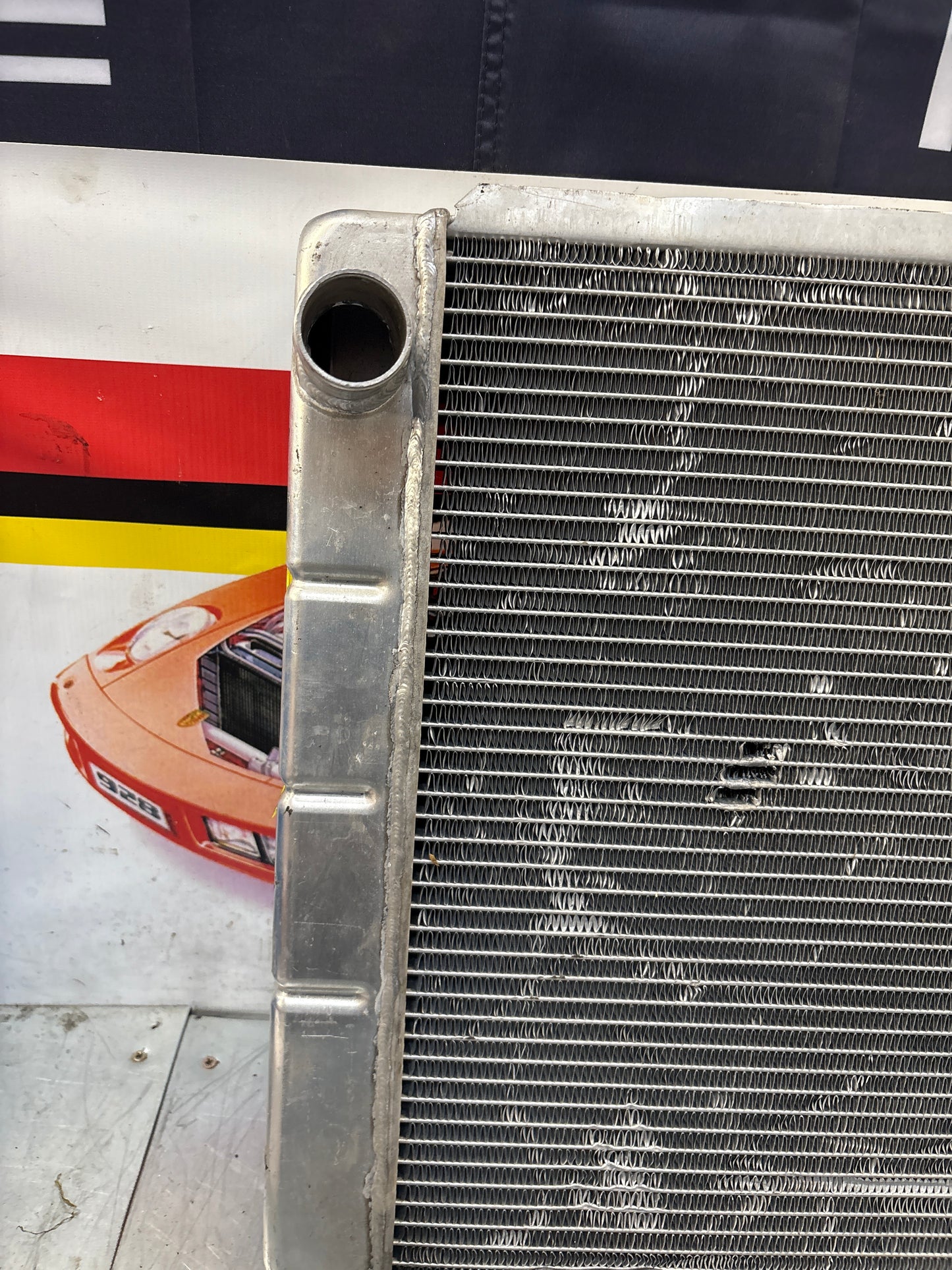 Porsche 928 custom made radiator