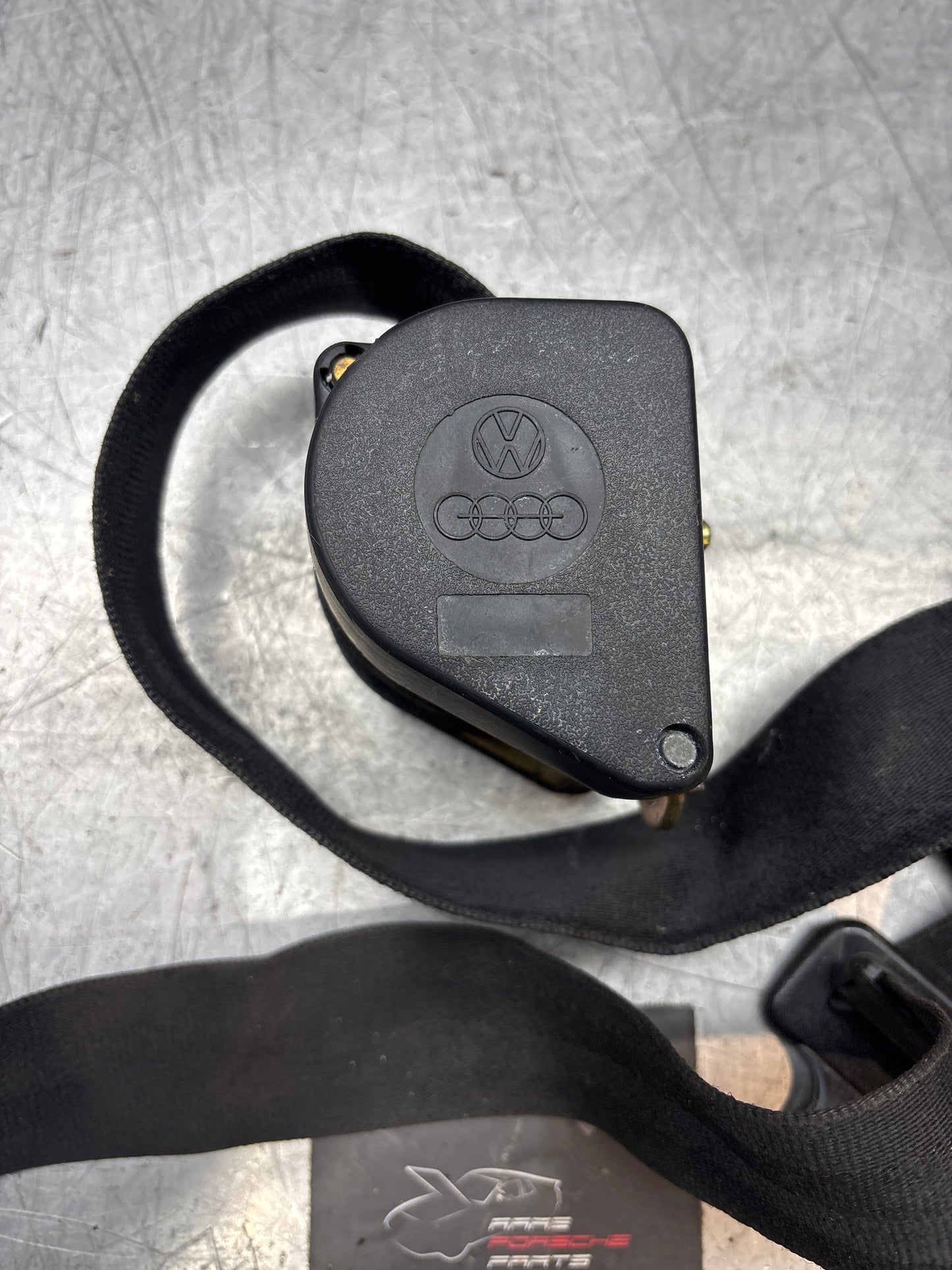 Porsche 924 944 right front seat belt, used 477857706E