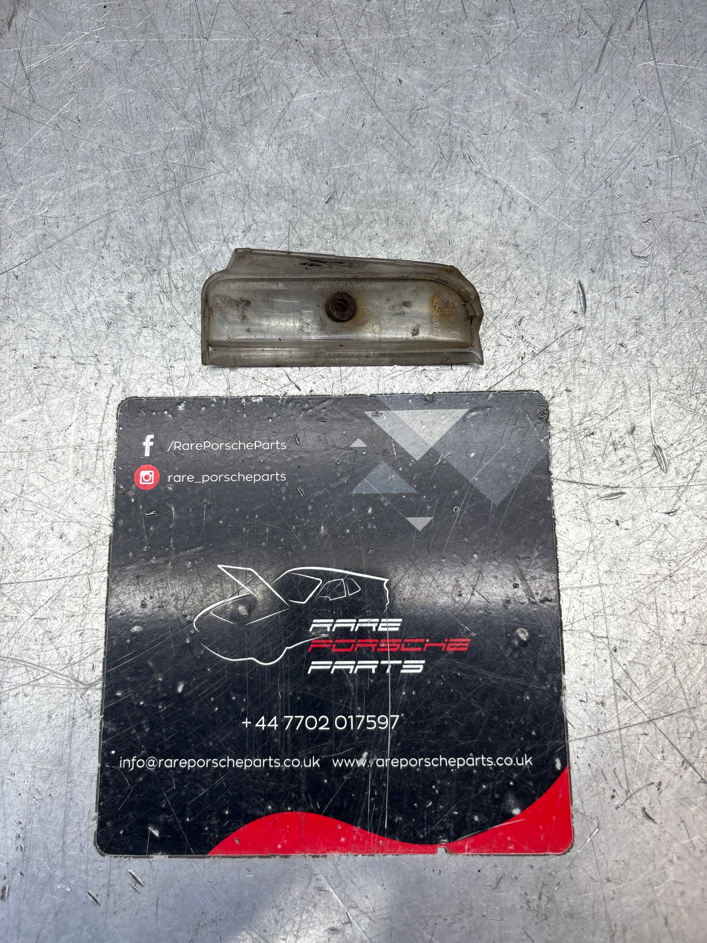 Porsche 944 S2 Turbo foglight side trim, white, left side, used 95163193100