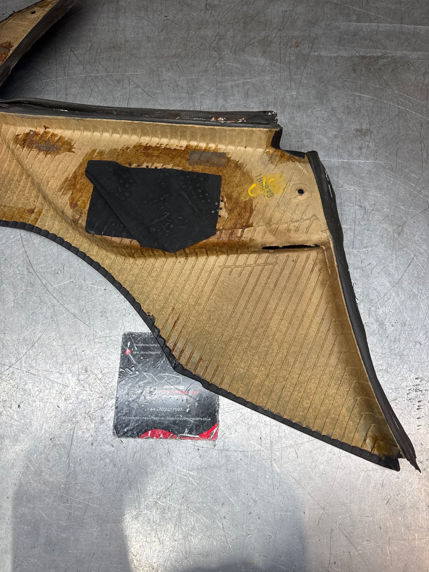 Porsche 944 924 black rear interior C Post trims/cards. Quarter panel trim used 94455502101 94455502201