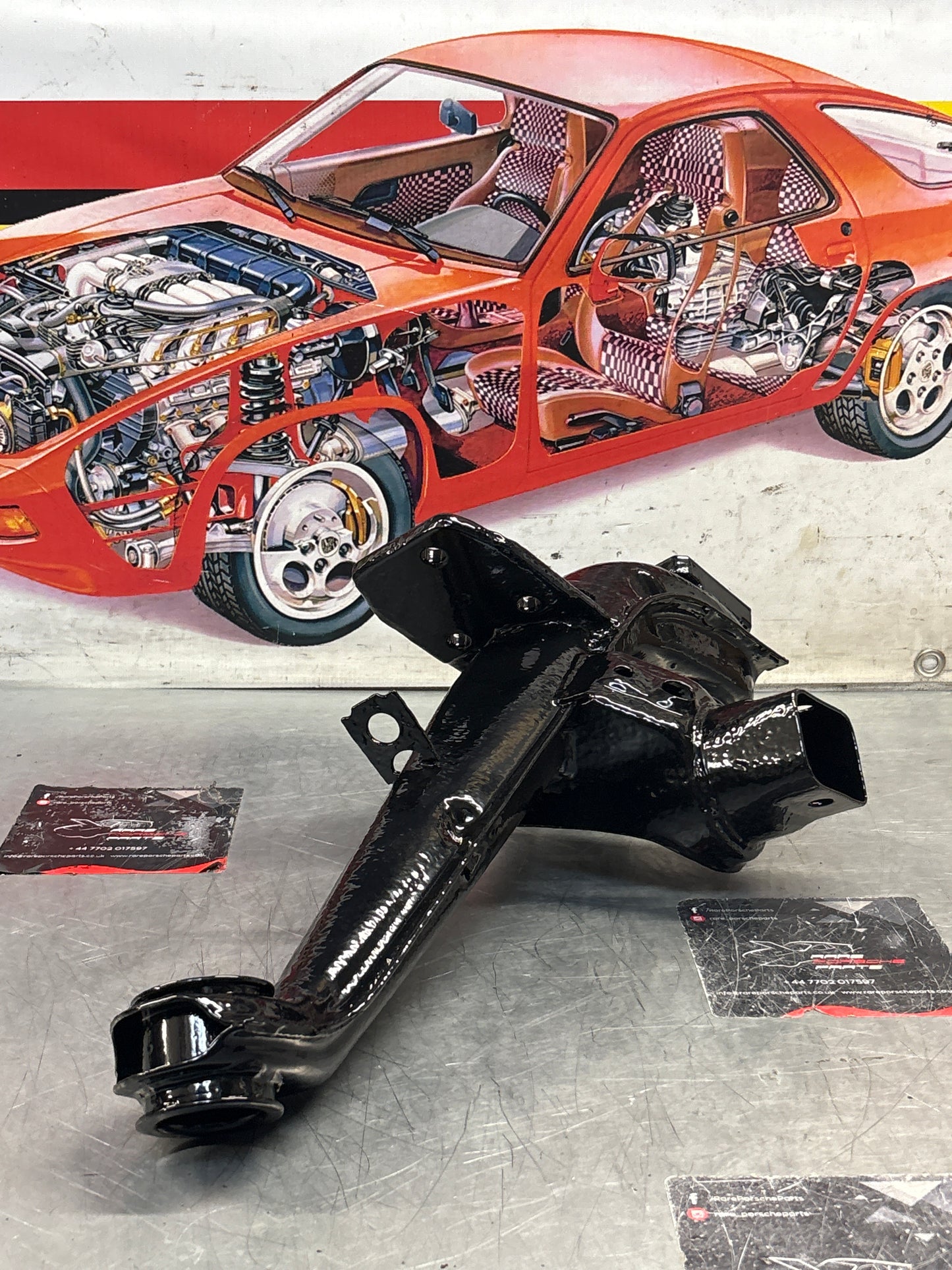 Porsche 924 944  -85.5 Rear left trailing arm,  refurbished 94433102100