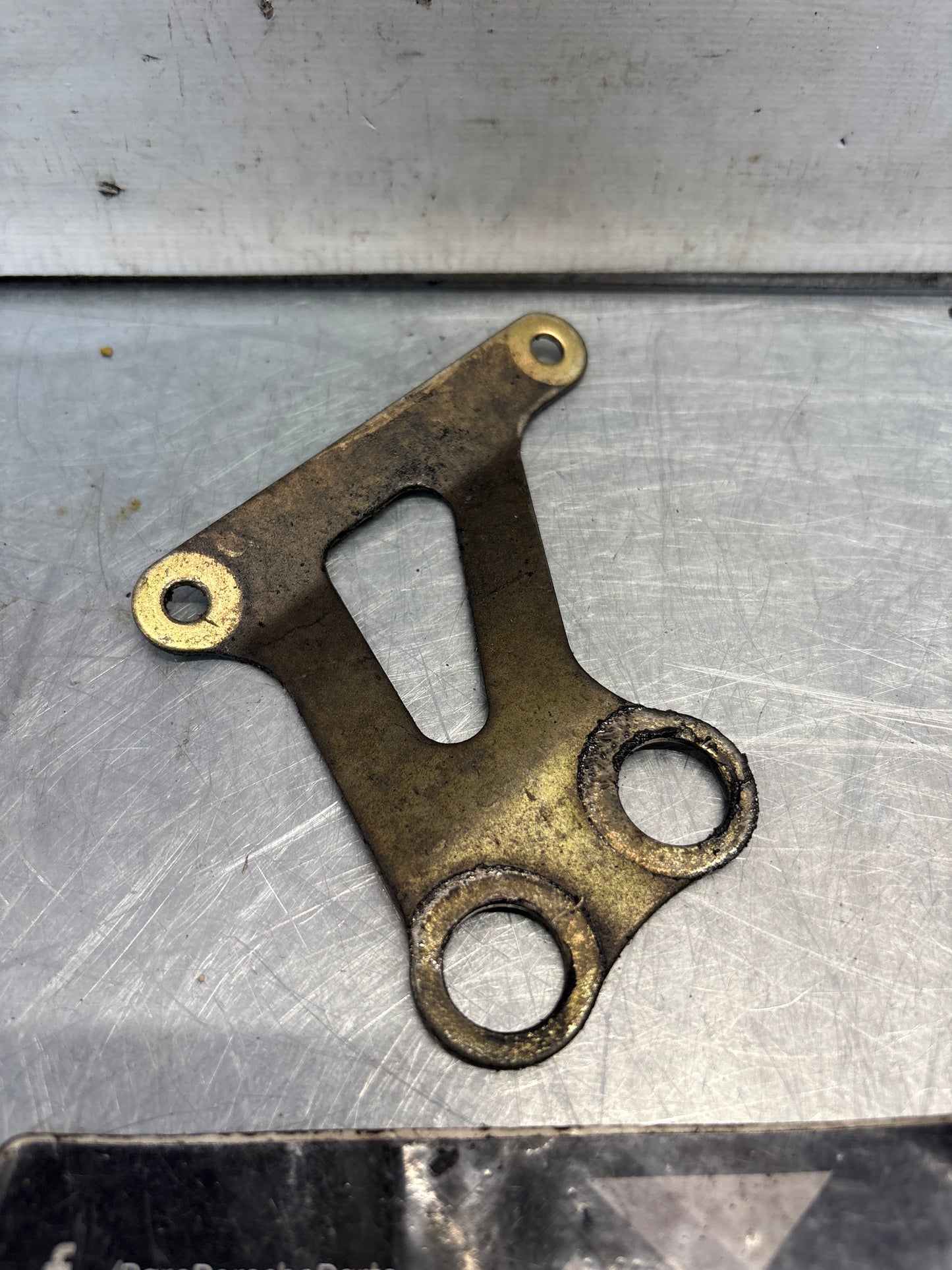 Porsche 944 oil cooler support bracket, used 94420731700