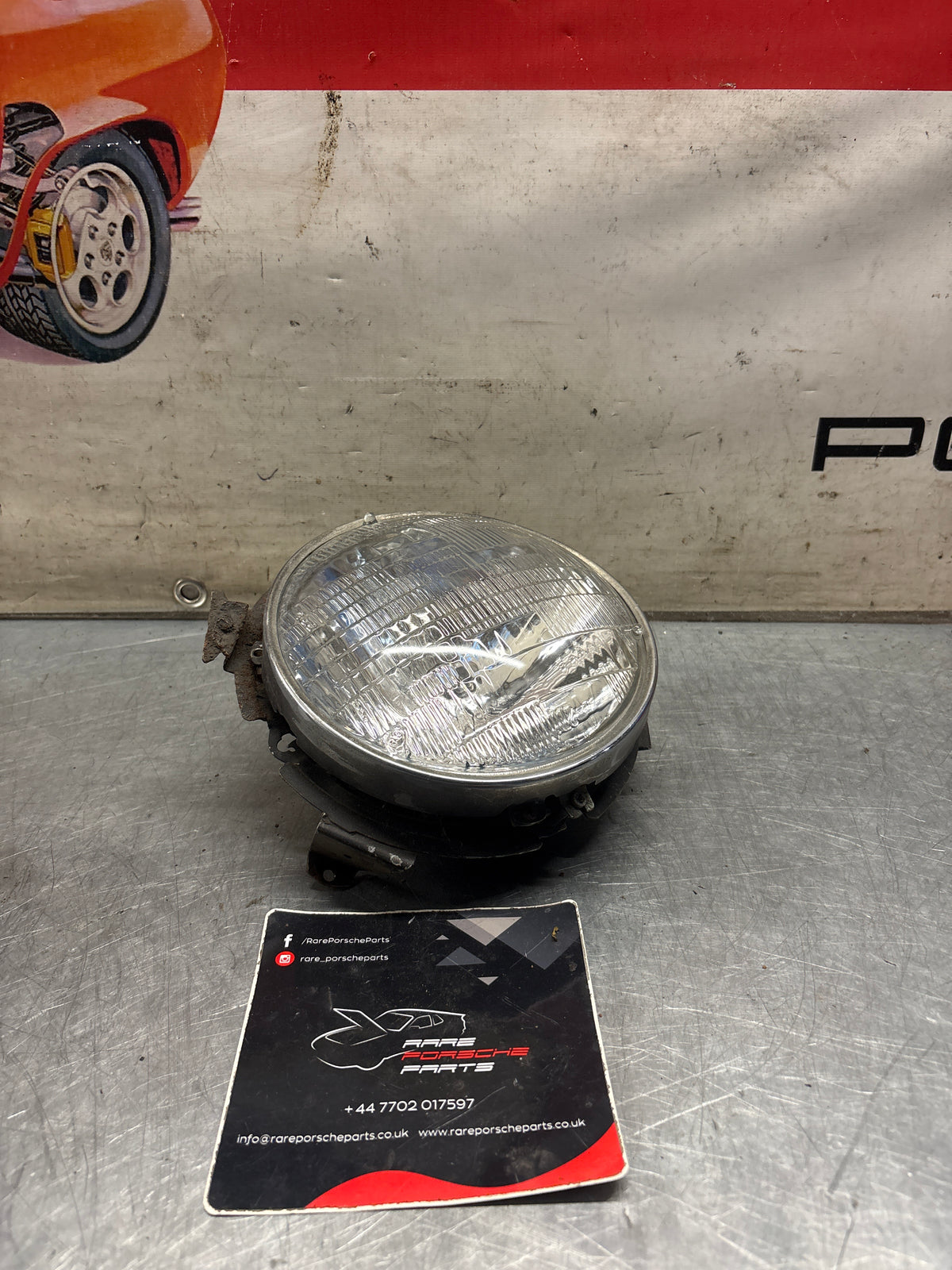Porsche 914 halogen headlight, used, tested 91463116400