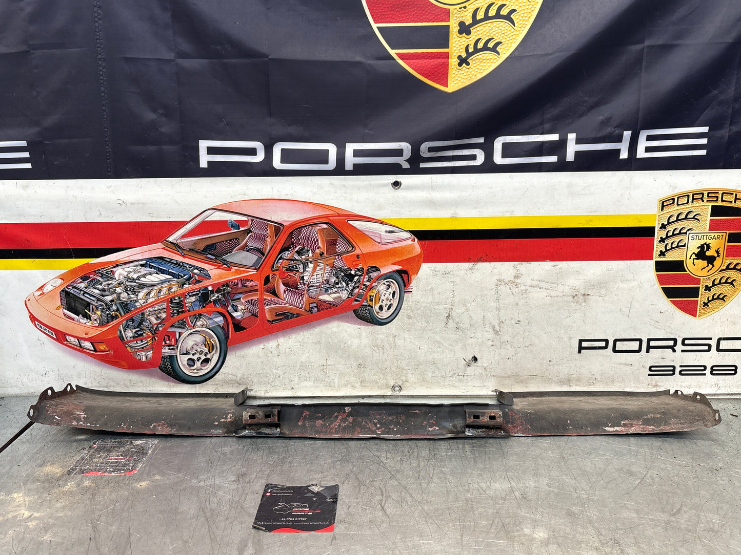 Porsche 924 Lower front valance, used, 94450303501  good condition