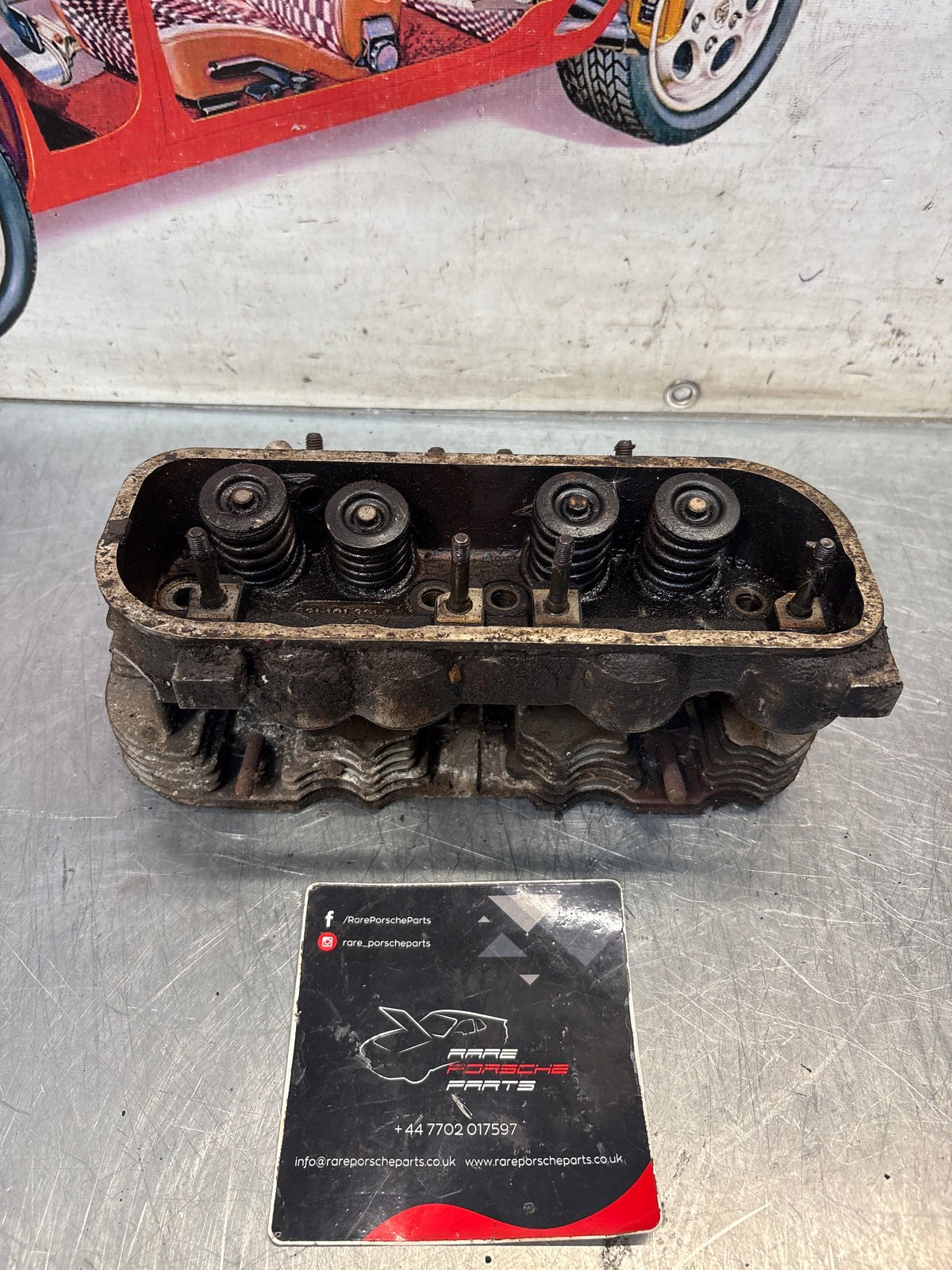 Porsche 914, cylinder head, right side, used 021101371Q