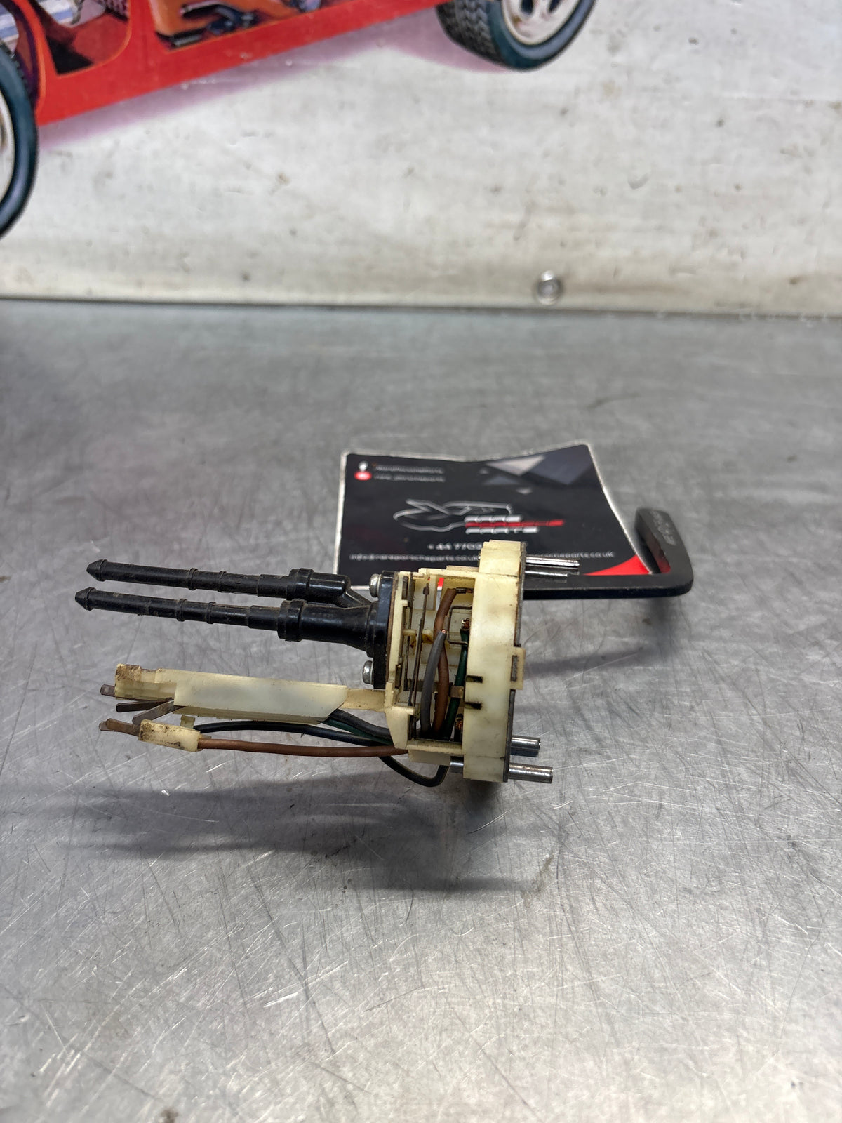 Porsche 914 steering coloumn wiper switch, used 91461391515