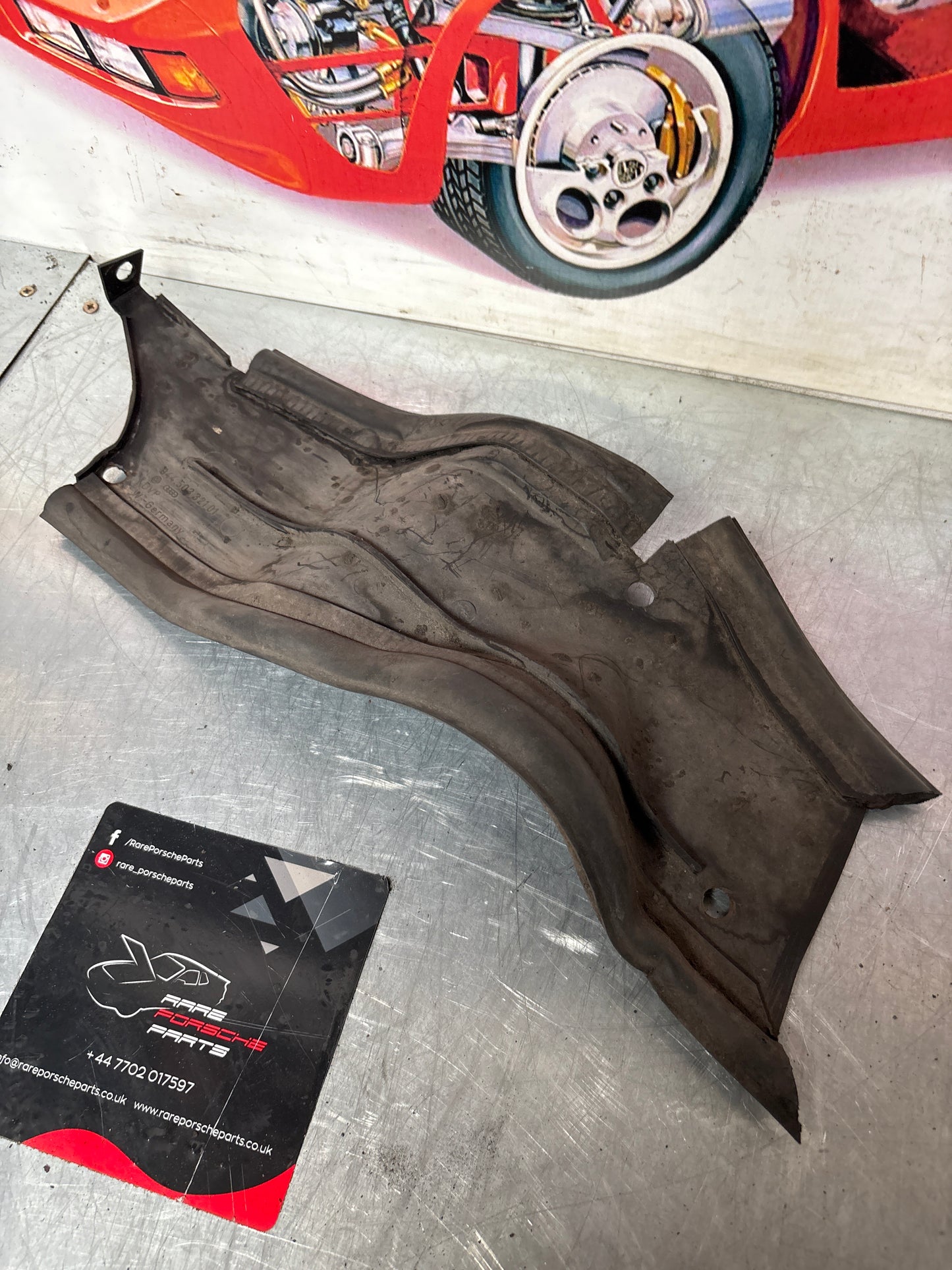 Porsche 944 N/S Left Wheel Arch Splash Shield 94450332101