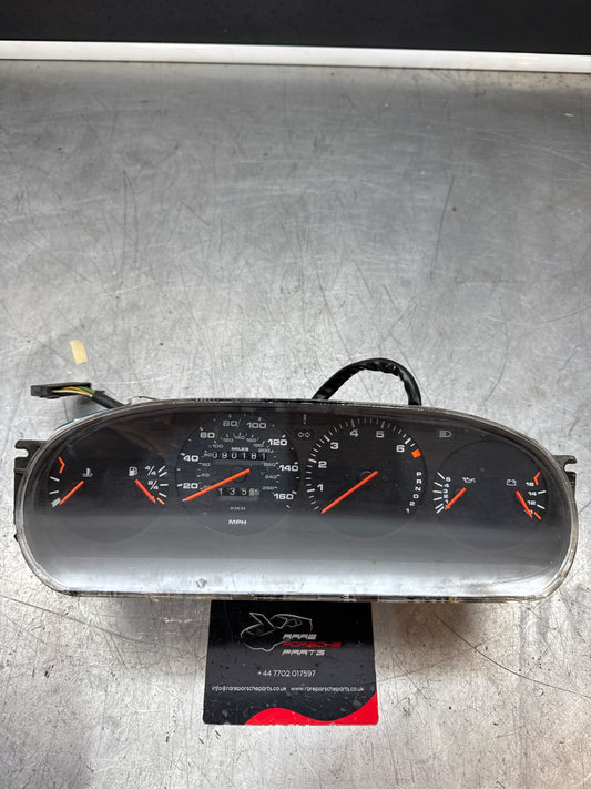 Porsche 944 dash clock binnacle pod speedometer, automatic 94564131107 used 090181miles