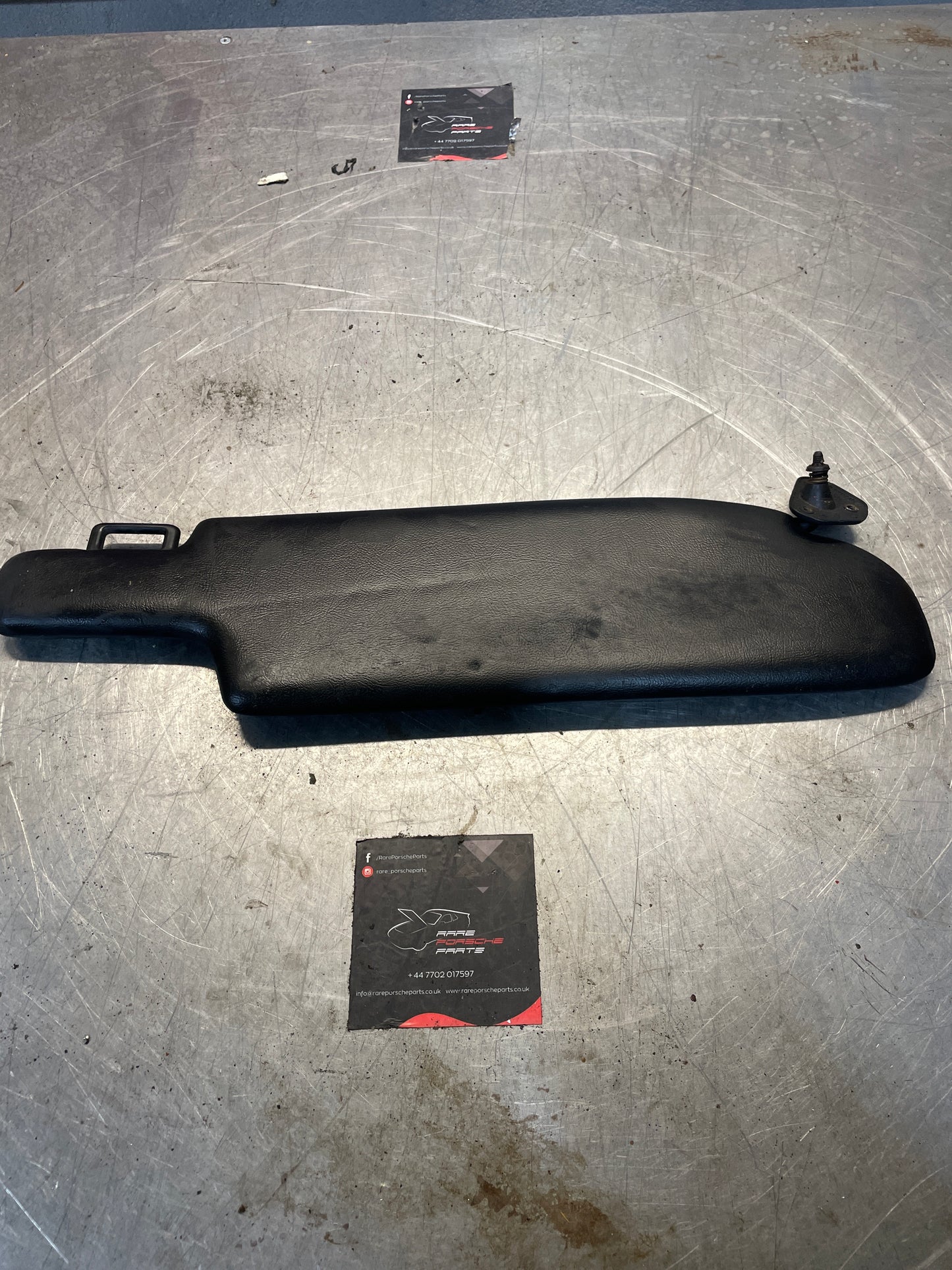 Porsche 928 black sun visor, used right 92873123802