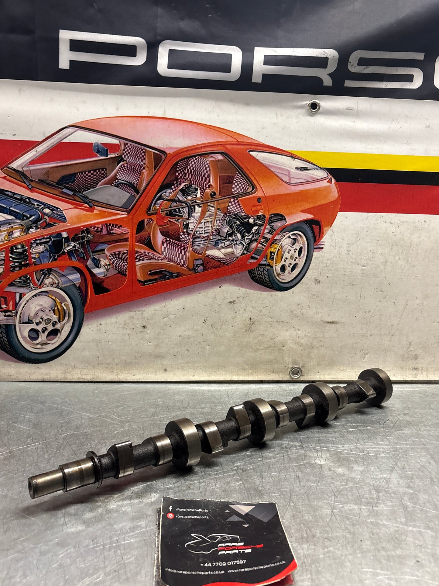 Porsche 924S 944 2.5 Cam shaft. Used. 94410515505R Part number is not visible