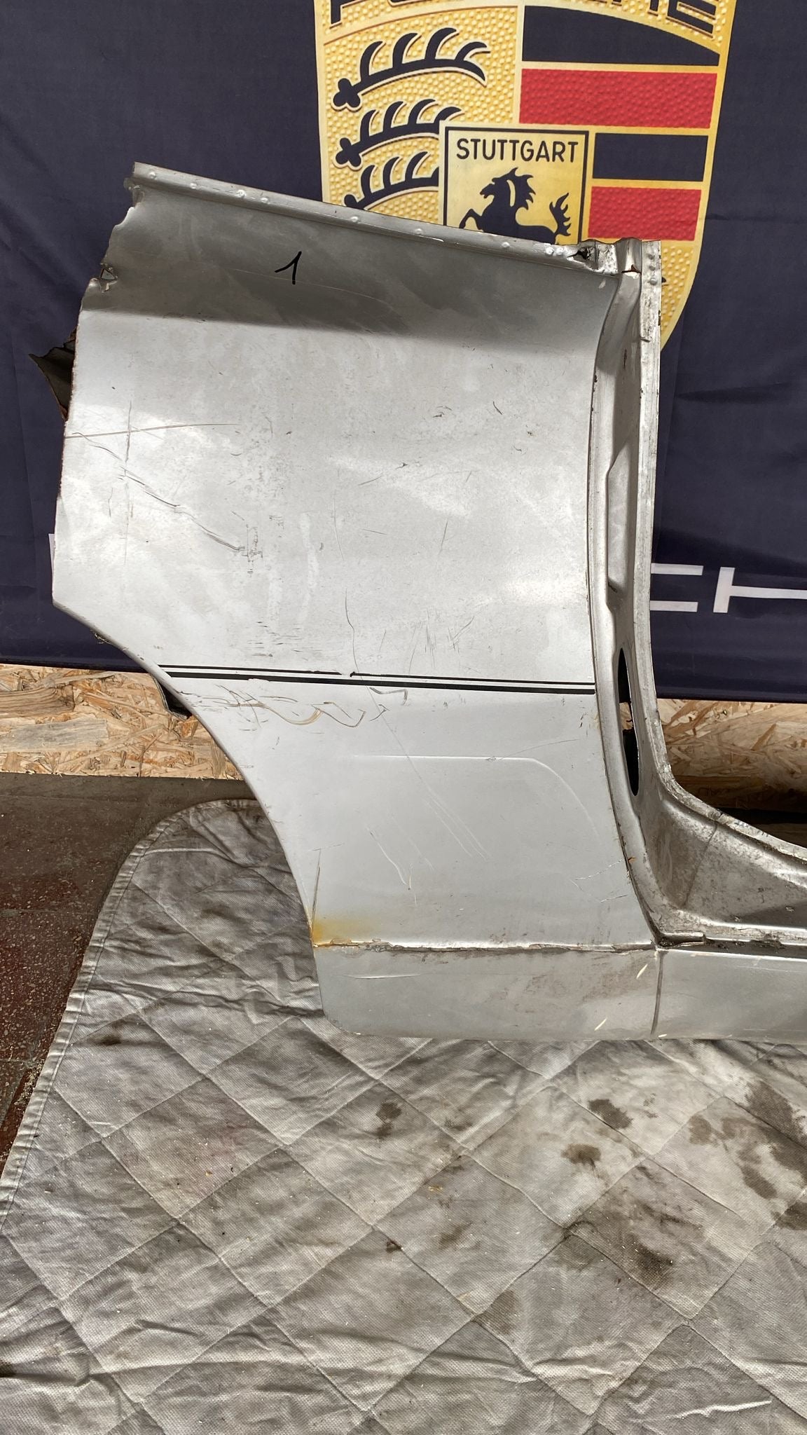 Porsche 924 Right Sill section, 477809848B cut