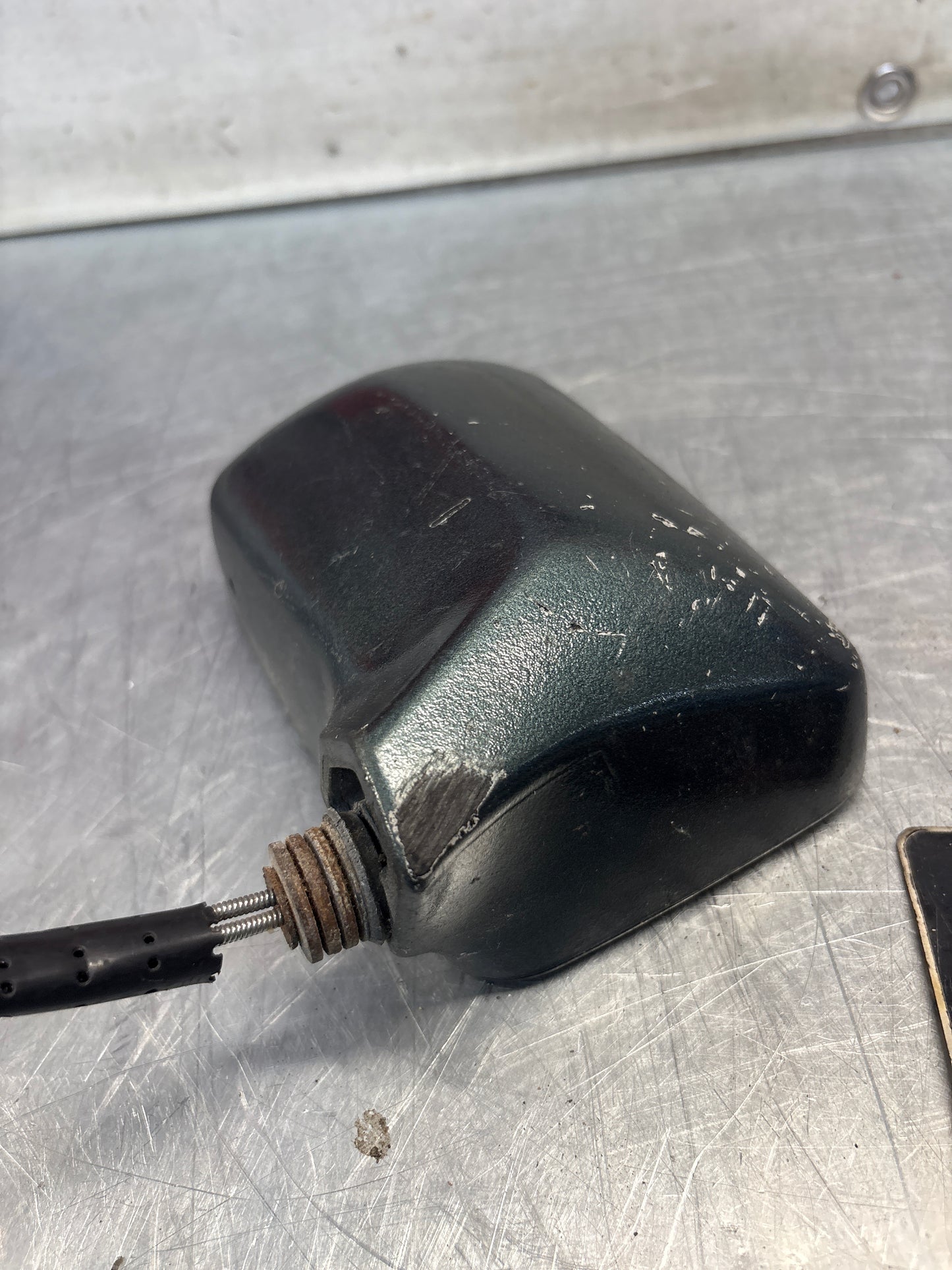 Porsche 924 early right side mirror, for spares or repair