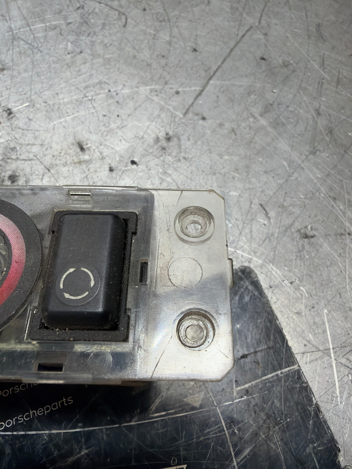 Porsche 944 climate heater control switch unit 85.5-91 years. 94465302103 used, broken plastic