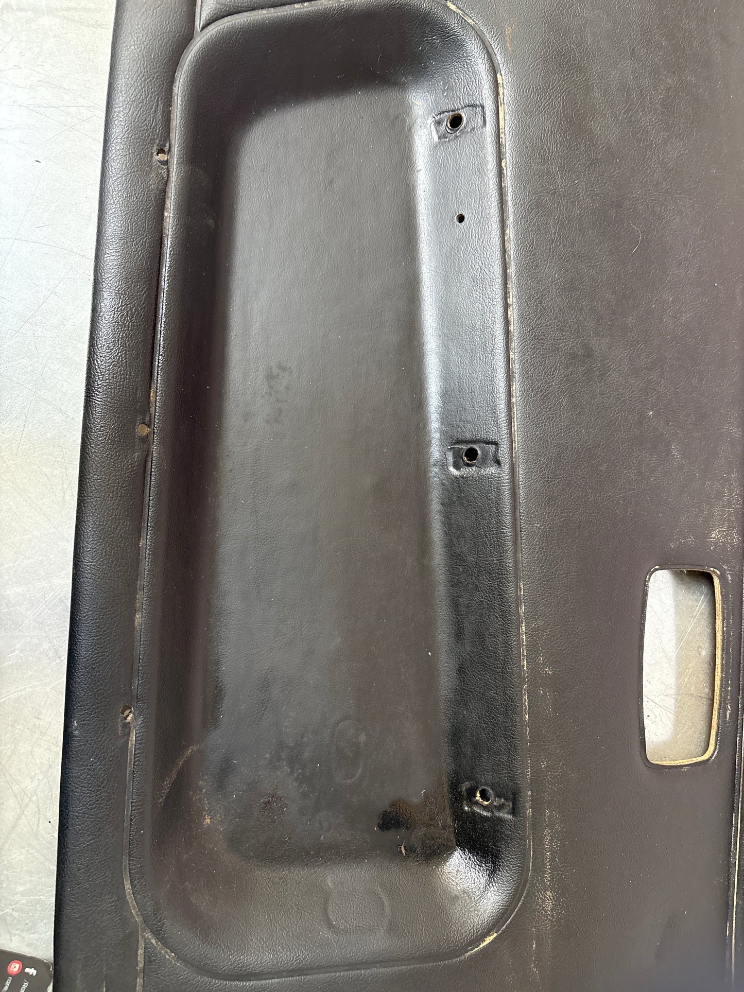 Porsche 944 left side Black door card, used 94455501701