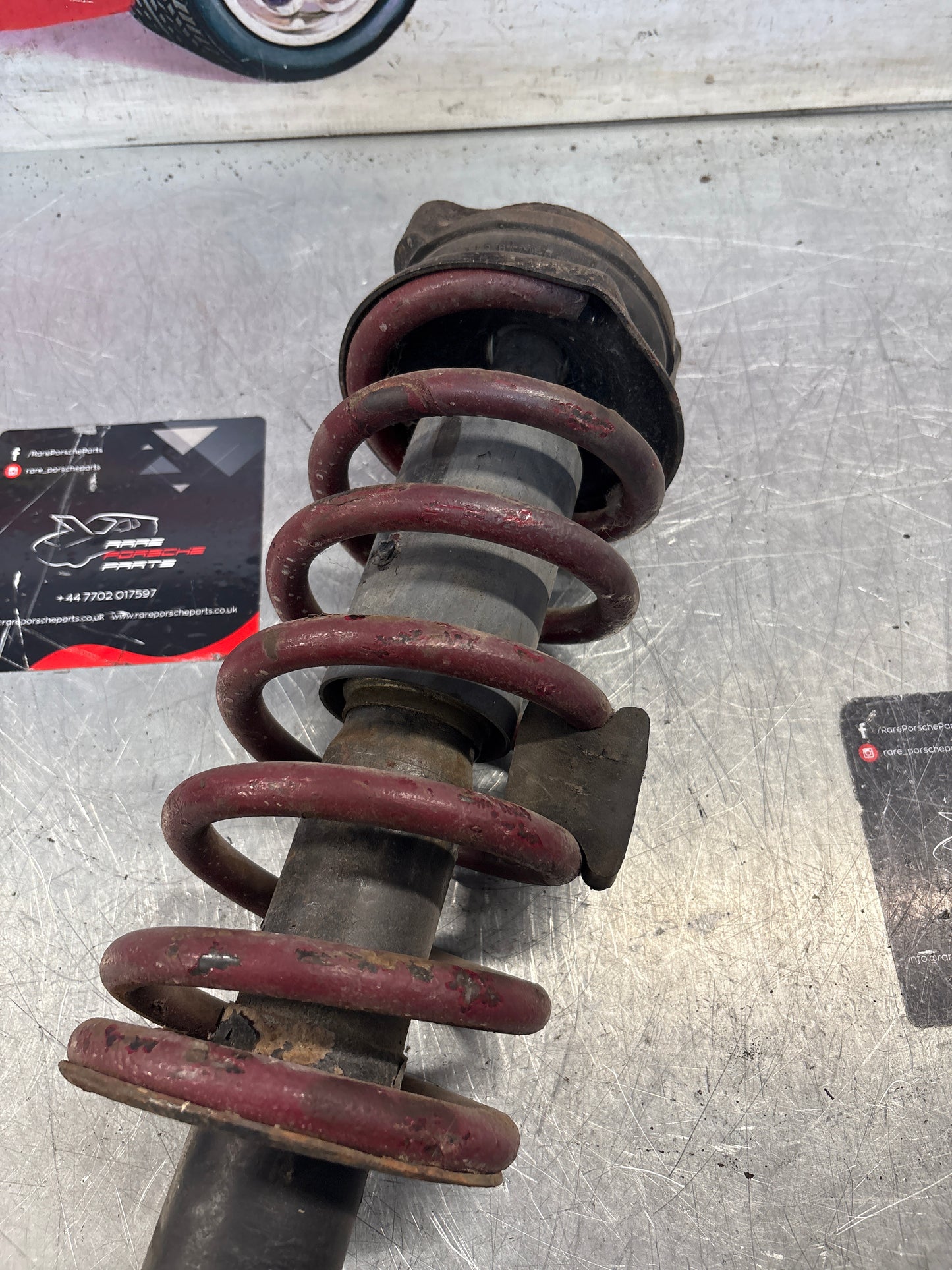 Porsche 928 front shock absorber, used 92834305504