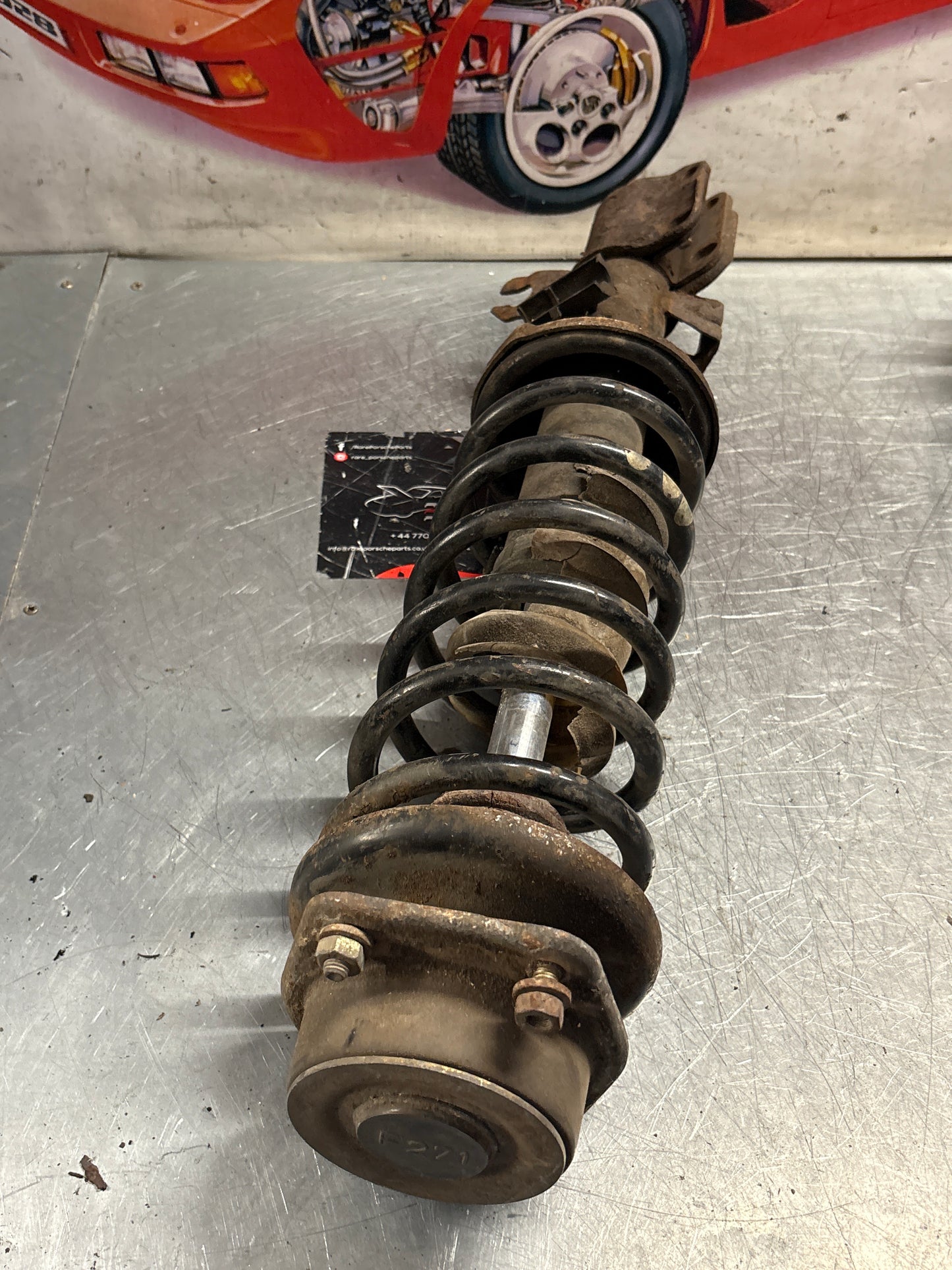 Porsche 944 Turbo front left shock absorber, used 95134303105