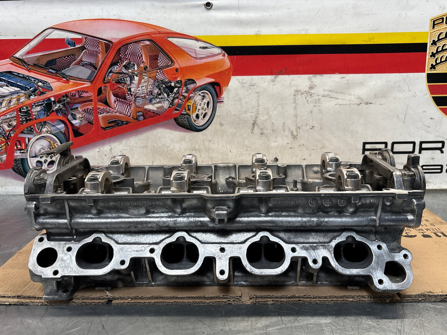 Porsche 944 cylinder head, refurbished 9441044138R