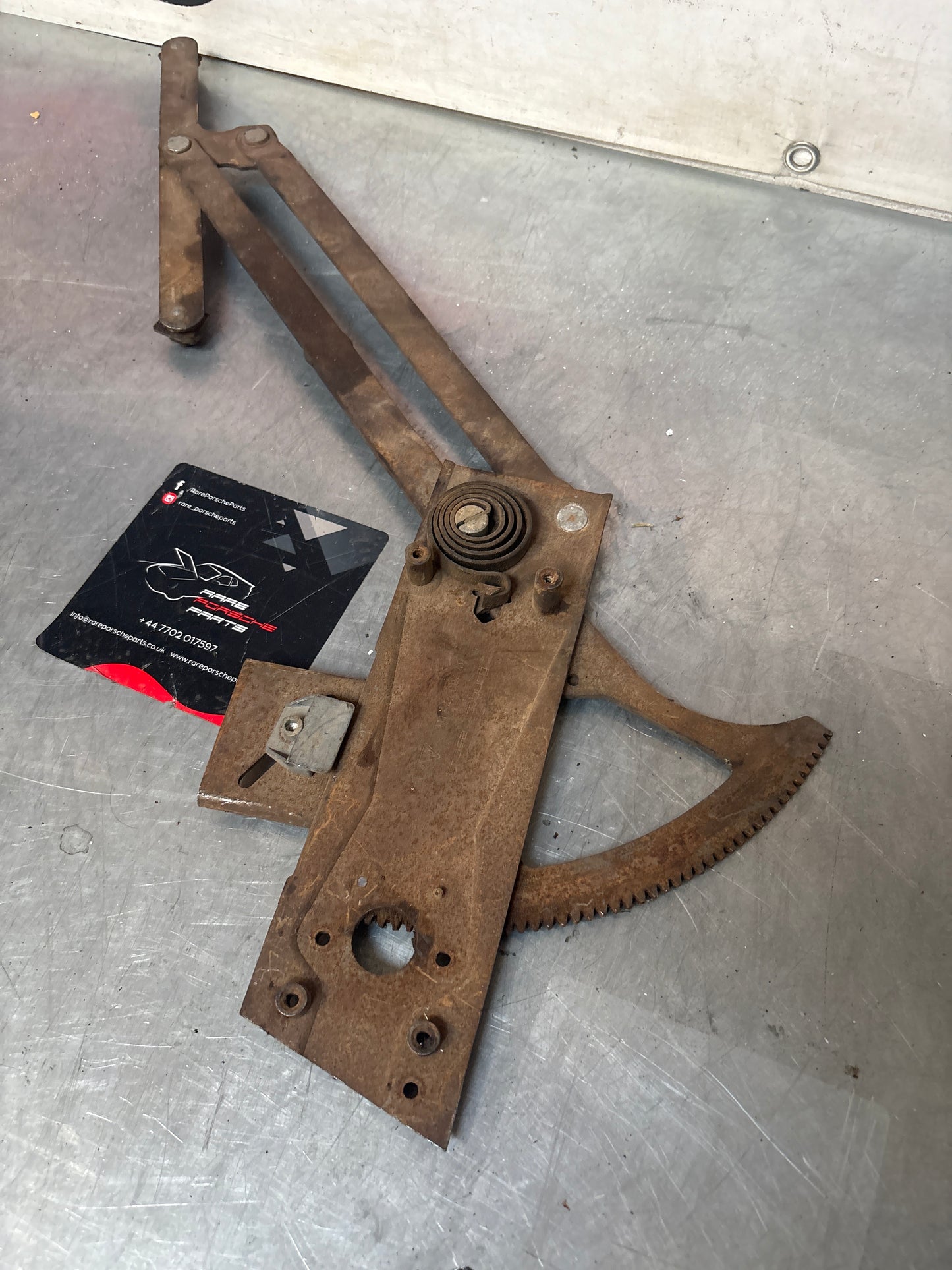 Porsche 911 window regulator, right, used 91154200440