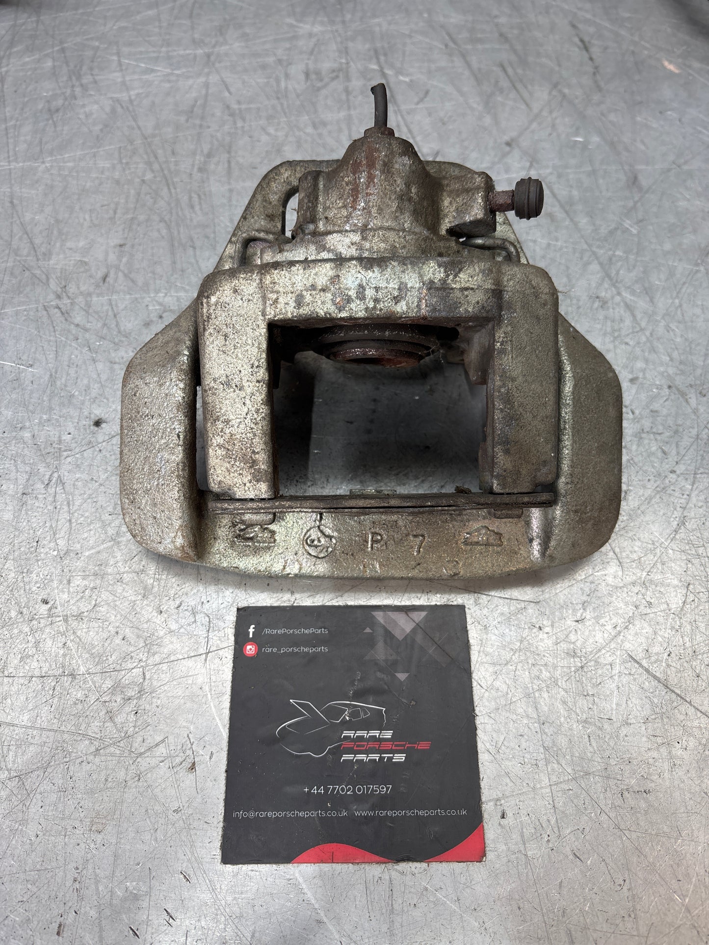 Porsche 924S 924 Turbo 944 Rear right, O/S brake caliper, used, 94435243000