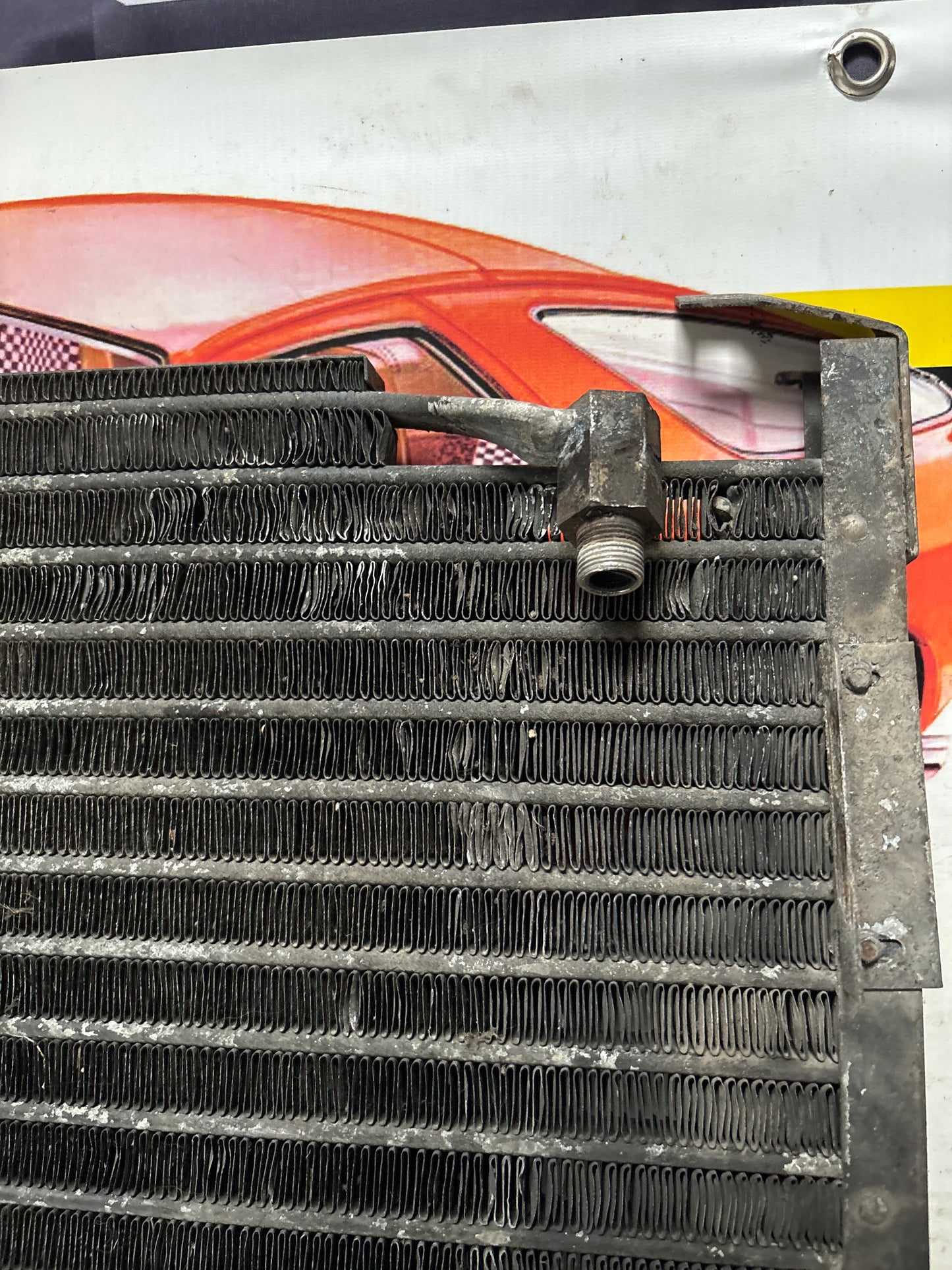 Porsche 928 AC Condenser, used 92857314303