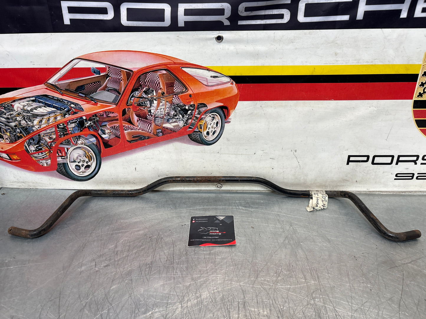 Porsche 924 Turbo front anti roll bar, 21mm used 477411309R
