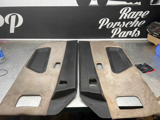 Porsche 924 944 -85.5 pair of Used RHD Porsche scripted door cards, 478867011 / 478867012 used spares or repairs