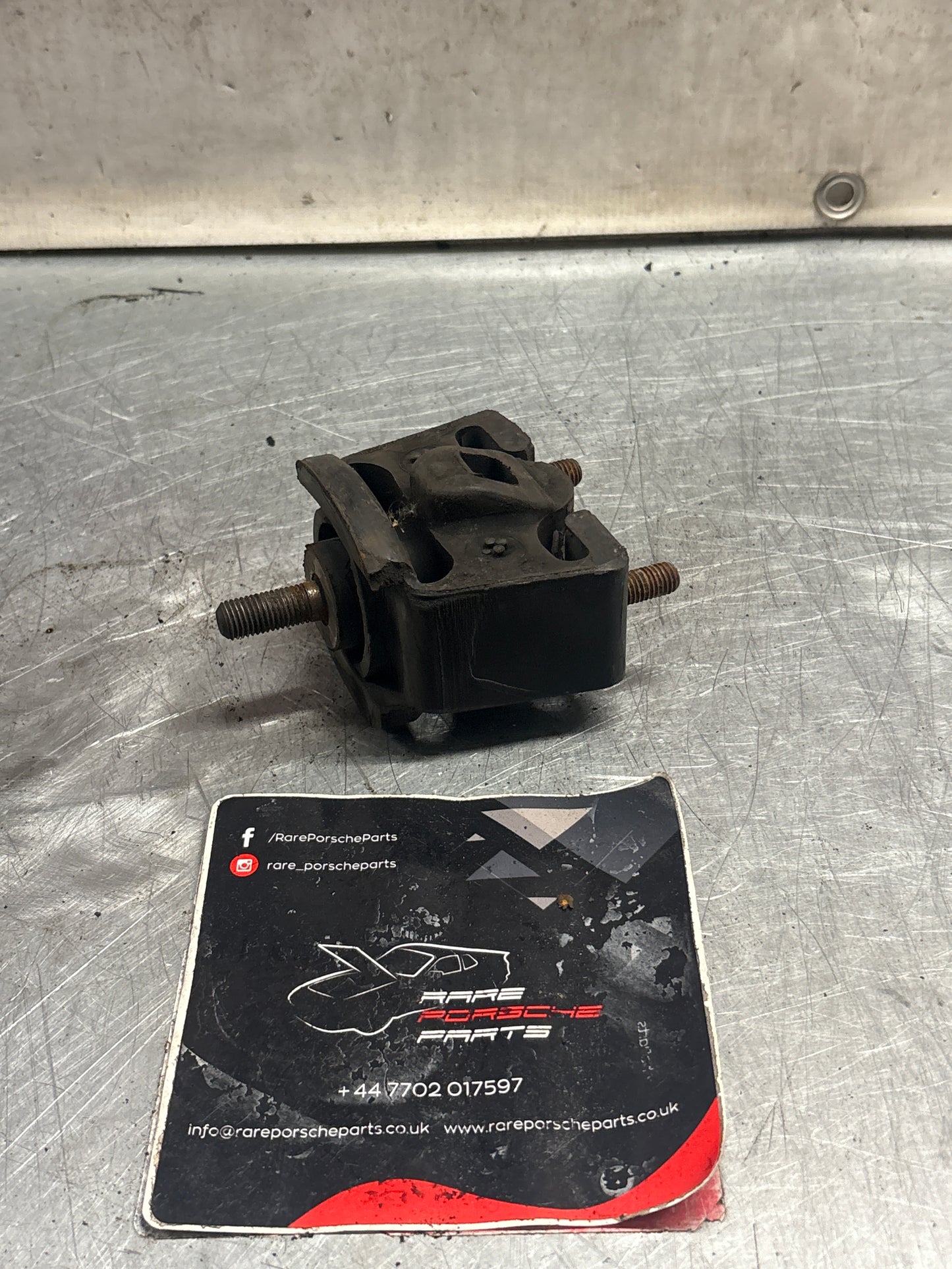 Porsche 924 Rubber engine mount, used. 477199301 / 477199301A