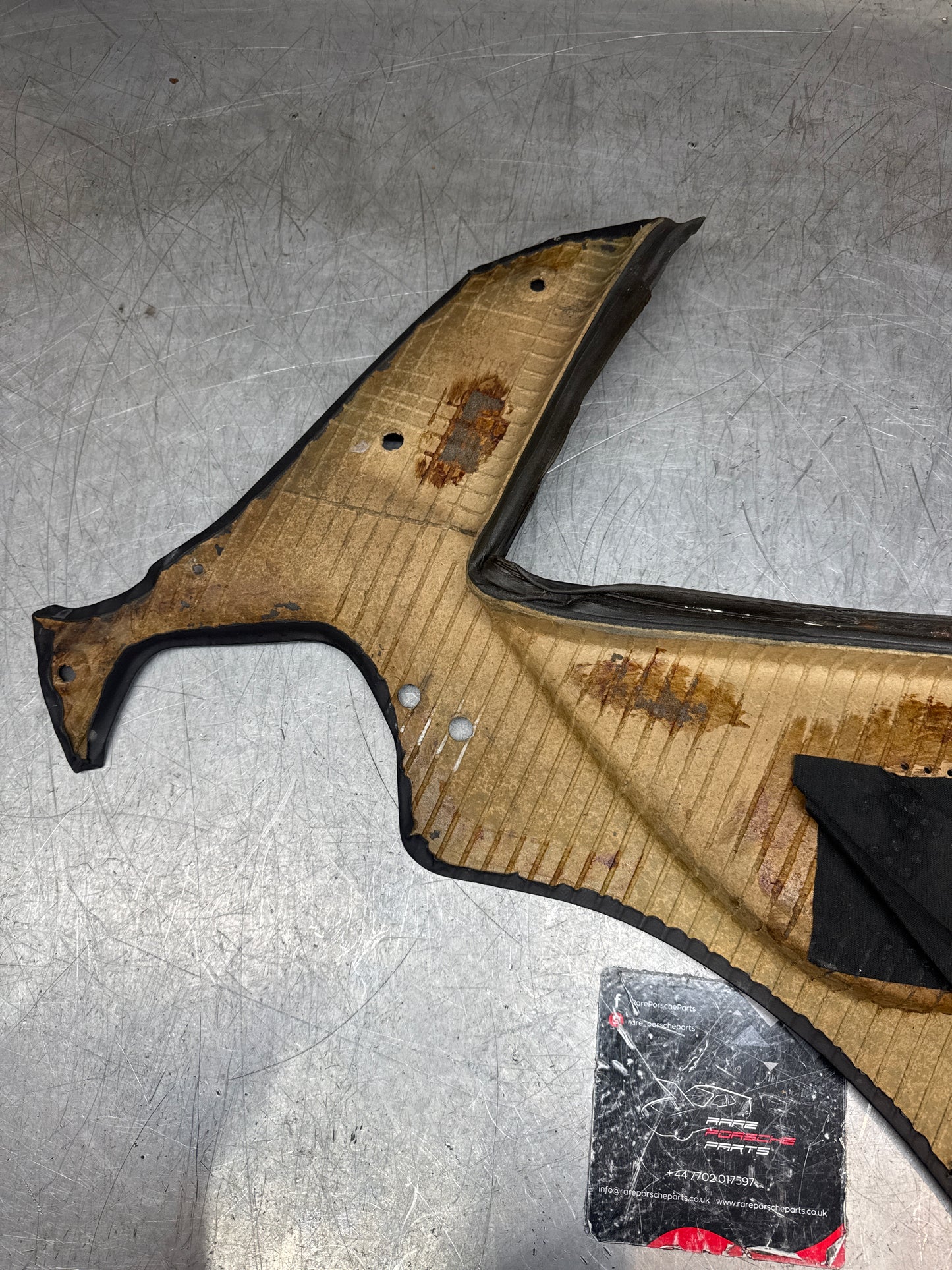 Porsche 944 924 black rear interior C Post trims/cards. Quarter panel trim used 94455502101 94455502201