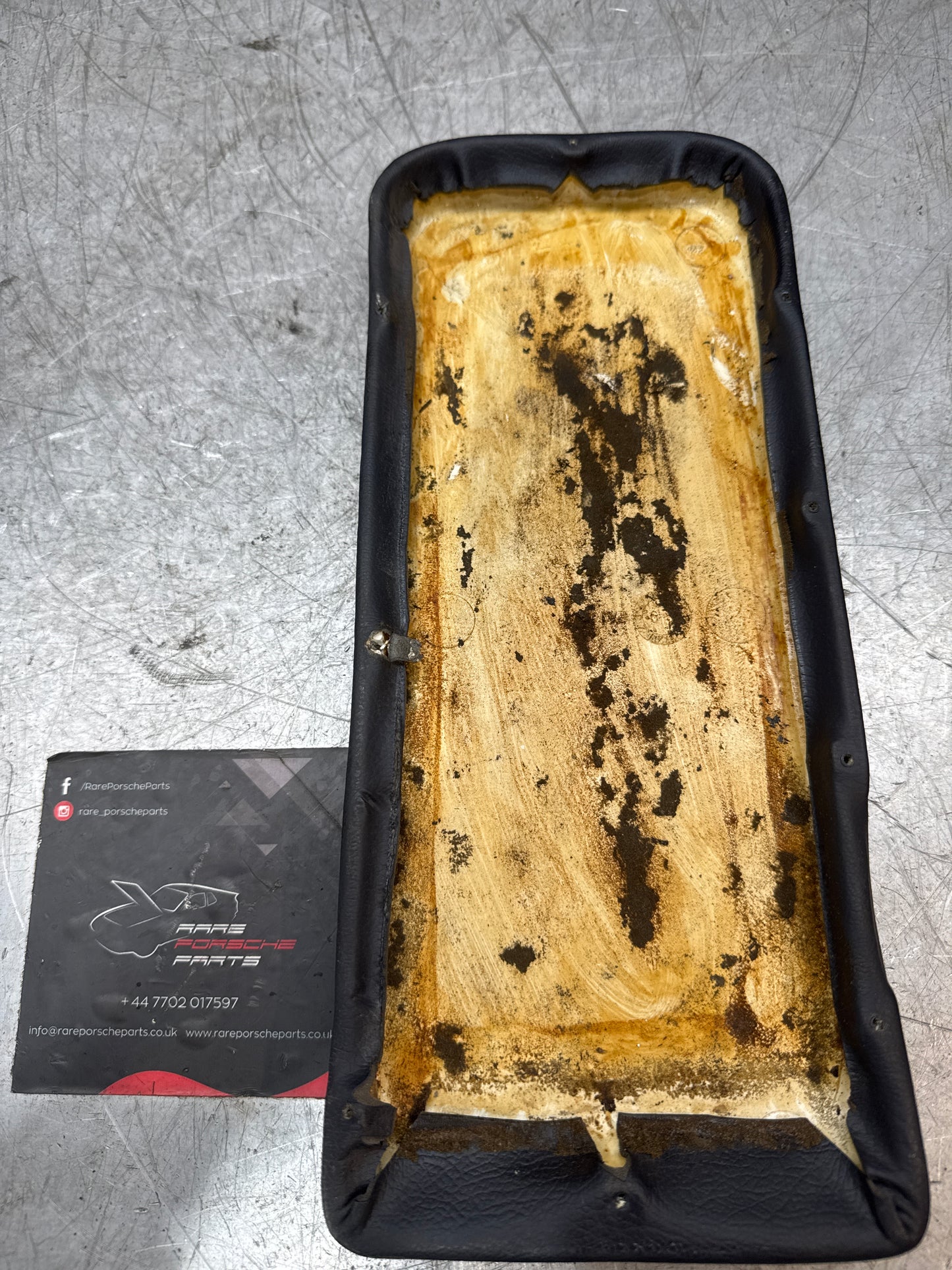 Porsche 944 86-92 arm rest top cover cobalt blue 94555206300 used RHD