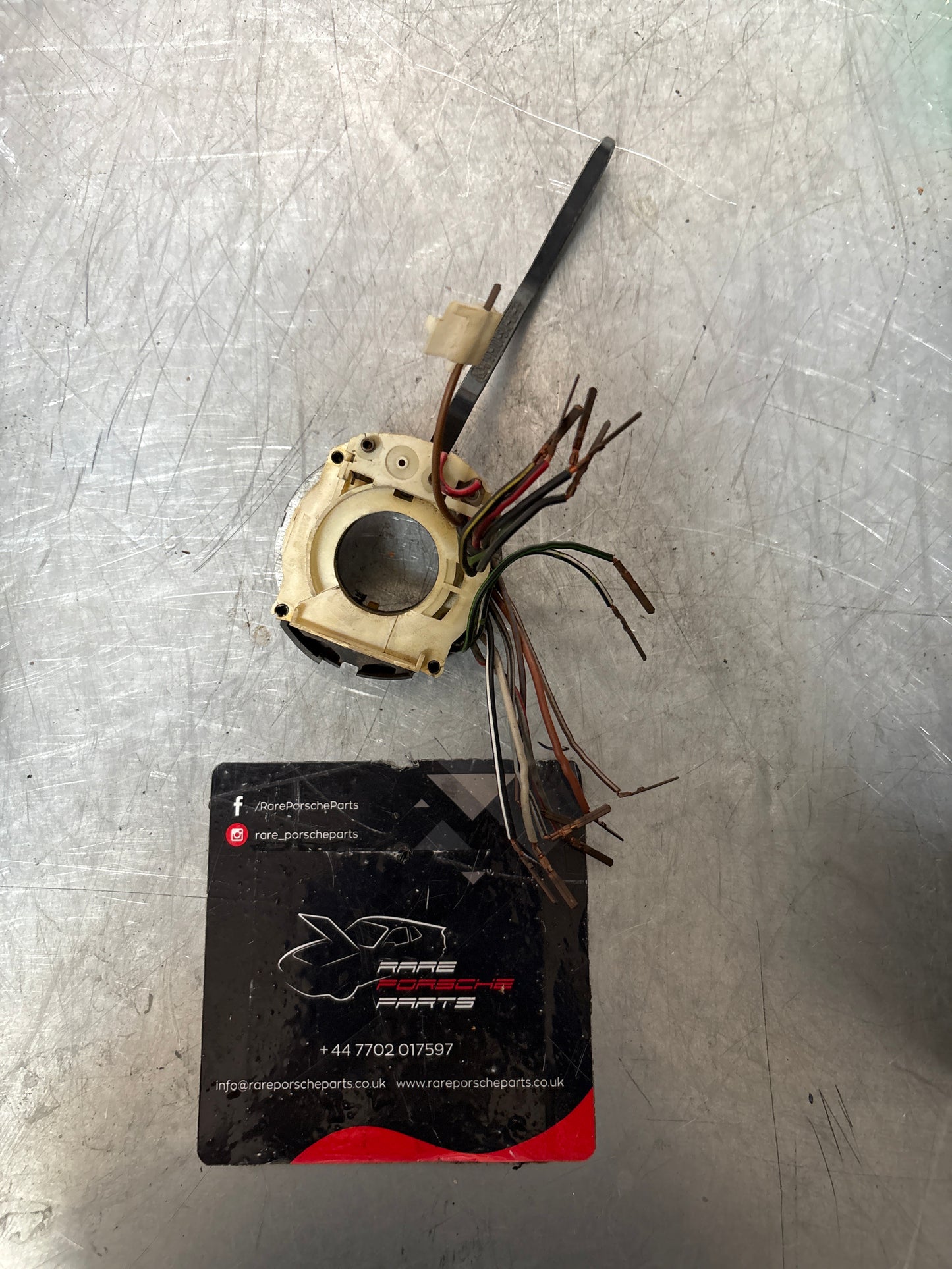 Porsche 924 early Black wiper / indicator stalk. 113953503BB spares or repair used