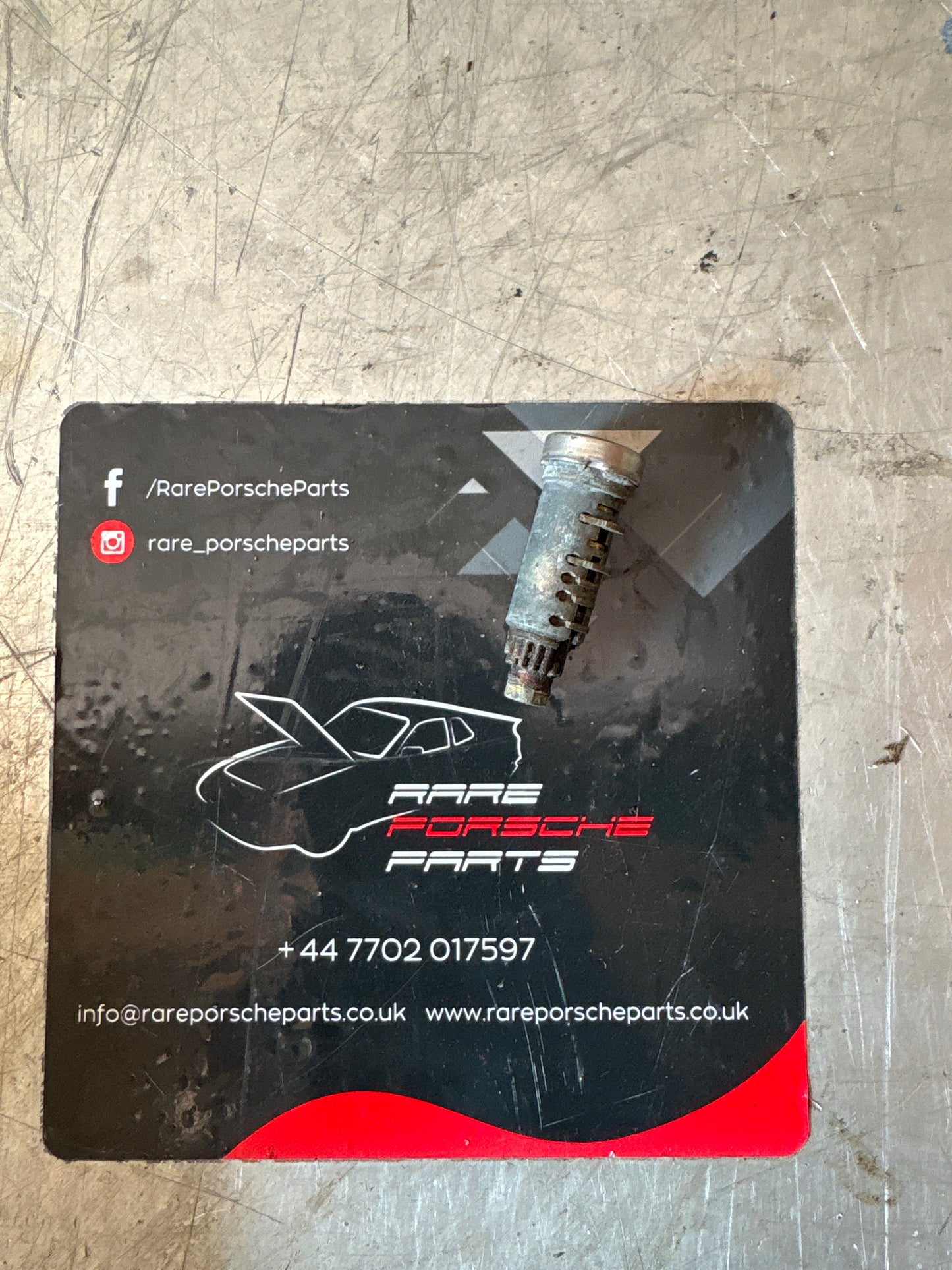 Porsche 944 door lock barrel cylinder, central lock, without key, used