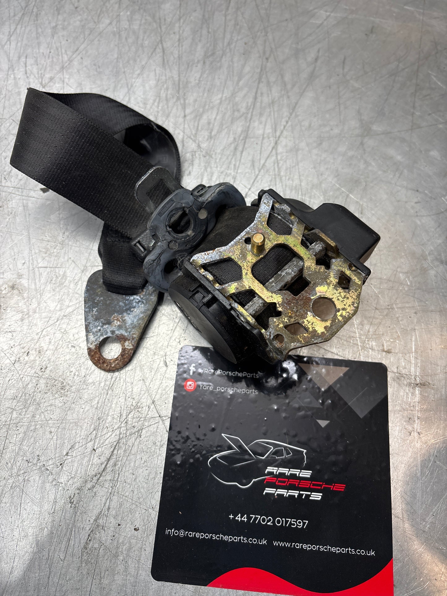 Porsche 944 Convertible Cabrio front right O/S seat belt 94180303412, used