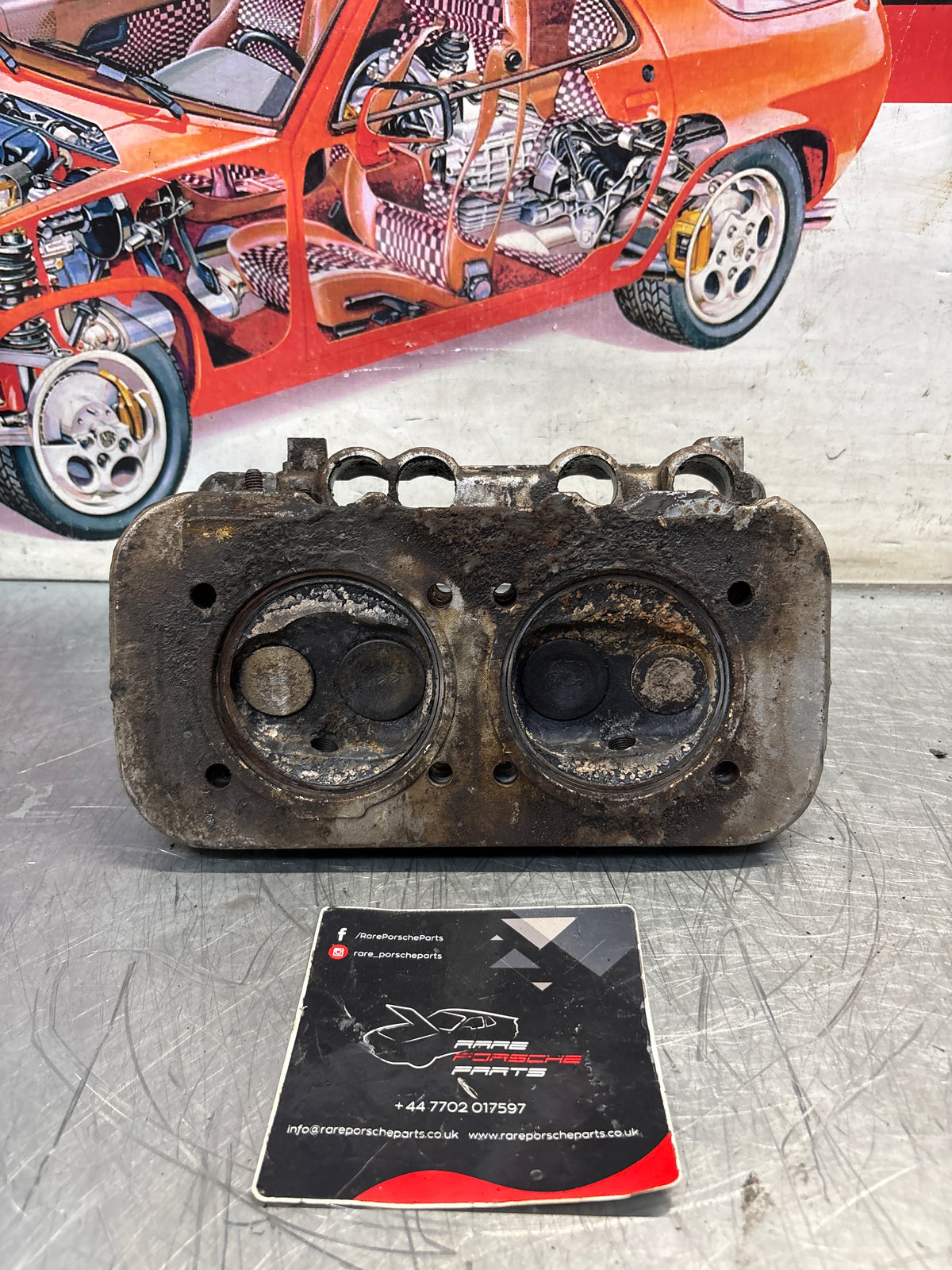 Porsche 914, cylinder head, used 022101372