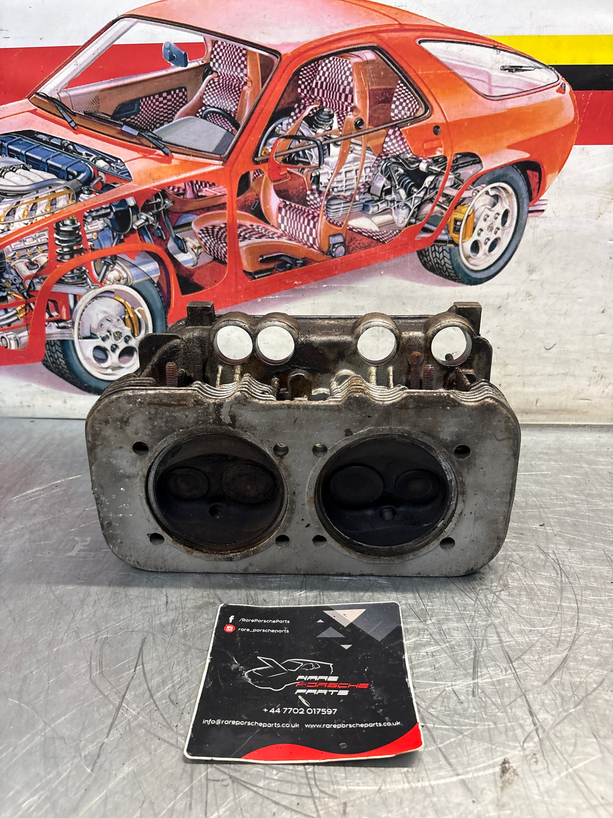 Porsche 914, cylinder head, used 021101371S