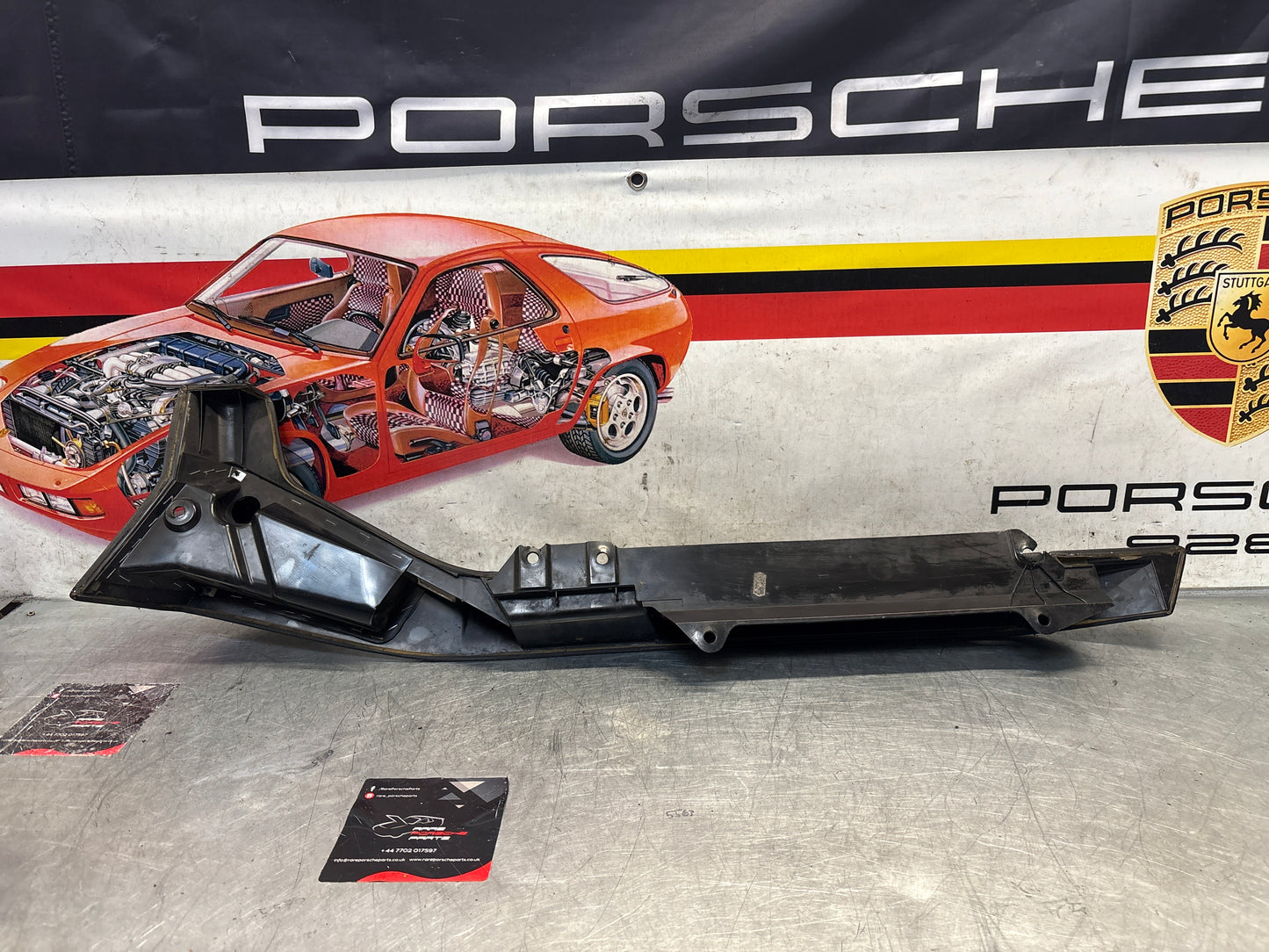 Porsche 928 burgundy door armrest, left, off side, 92855510103, used