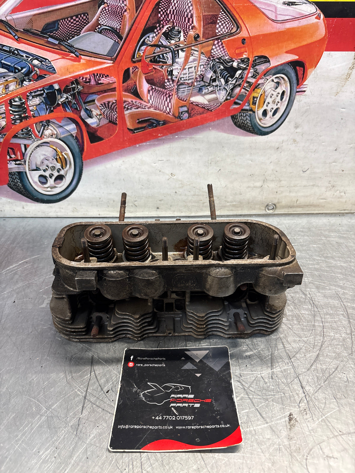 Porsche 914, cylinder head, used 021101371S