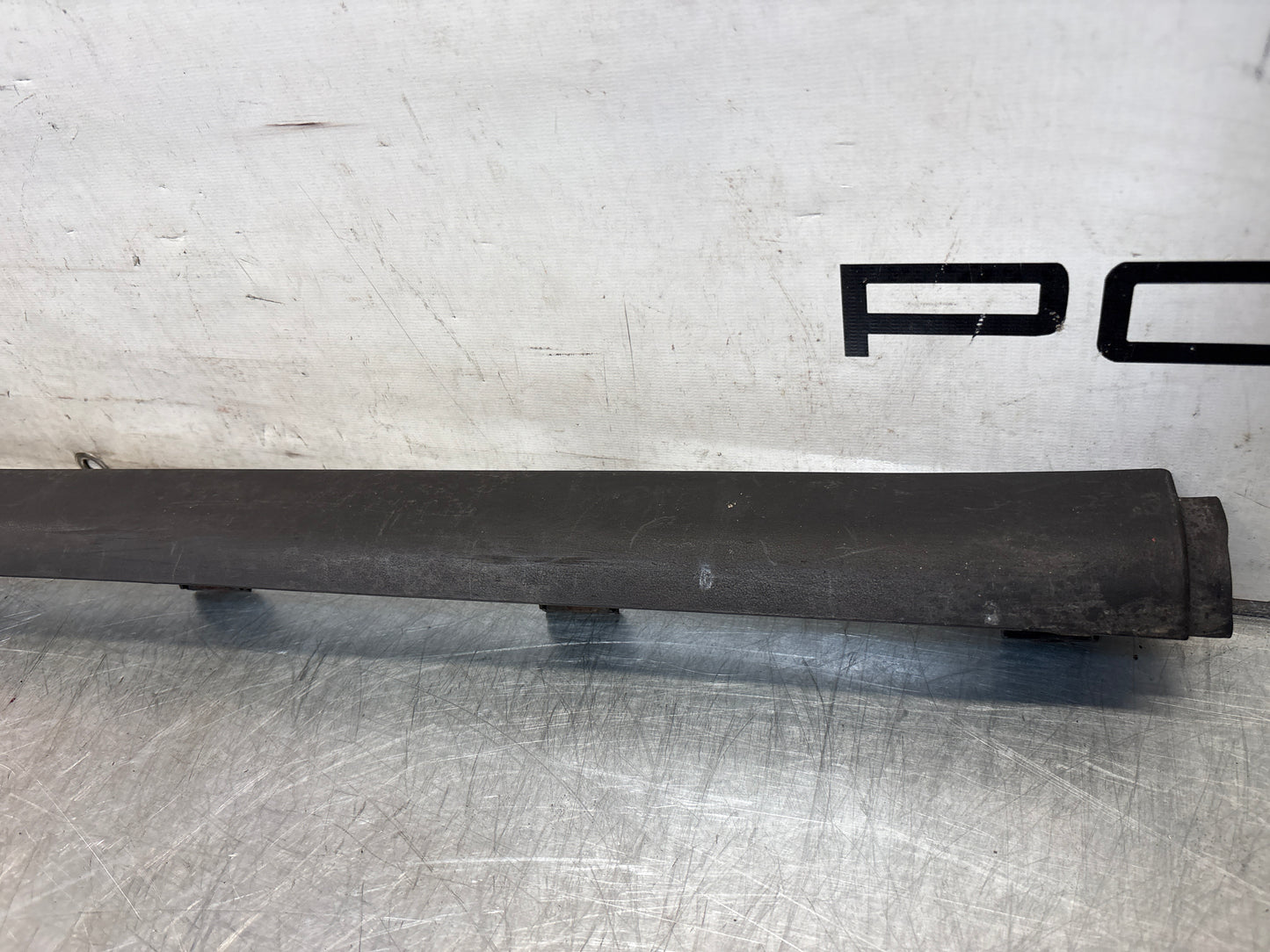 Porsche 944 lower door sill trim molding right side, used 9515591600