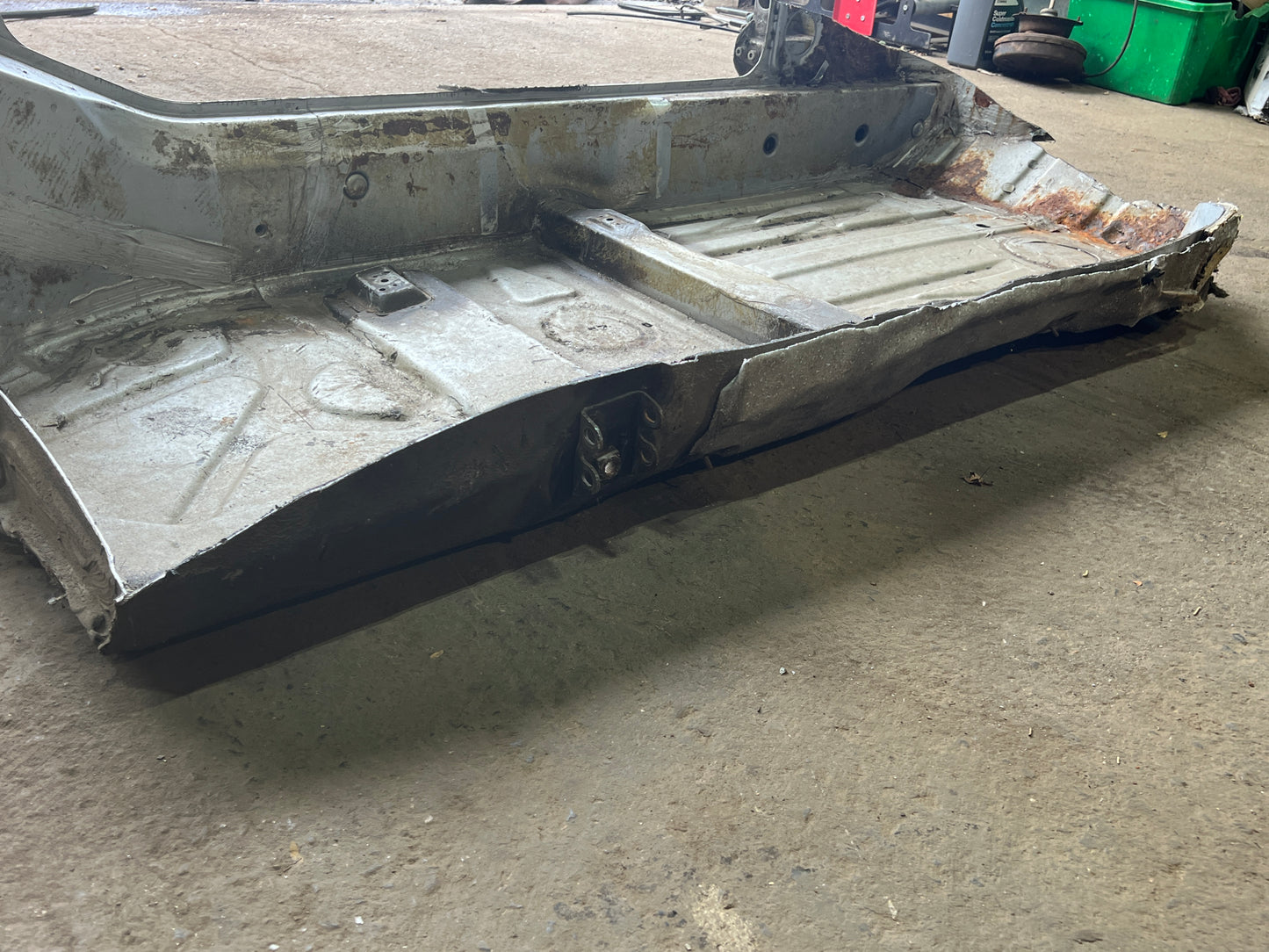 Porsche 924 Turbo RHD left floor pan section with sill 94450150100