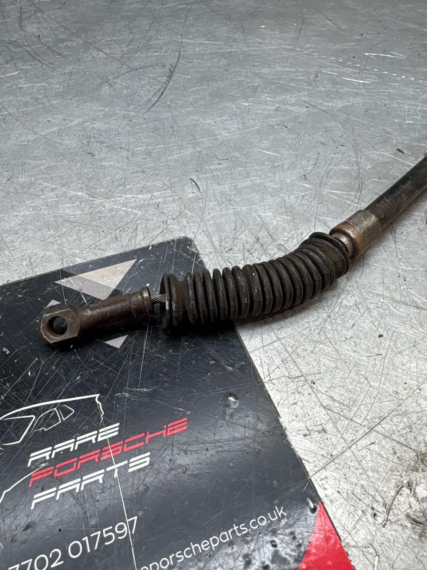 Porsche 944 short handbrake cable, used 95142407102