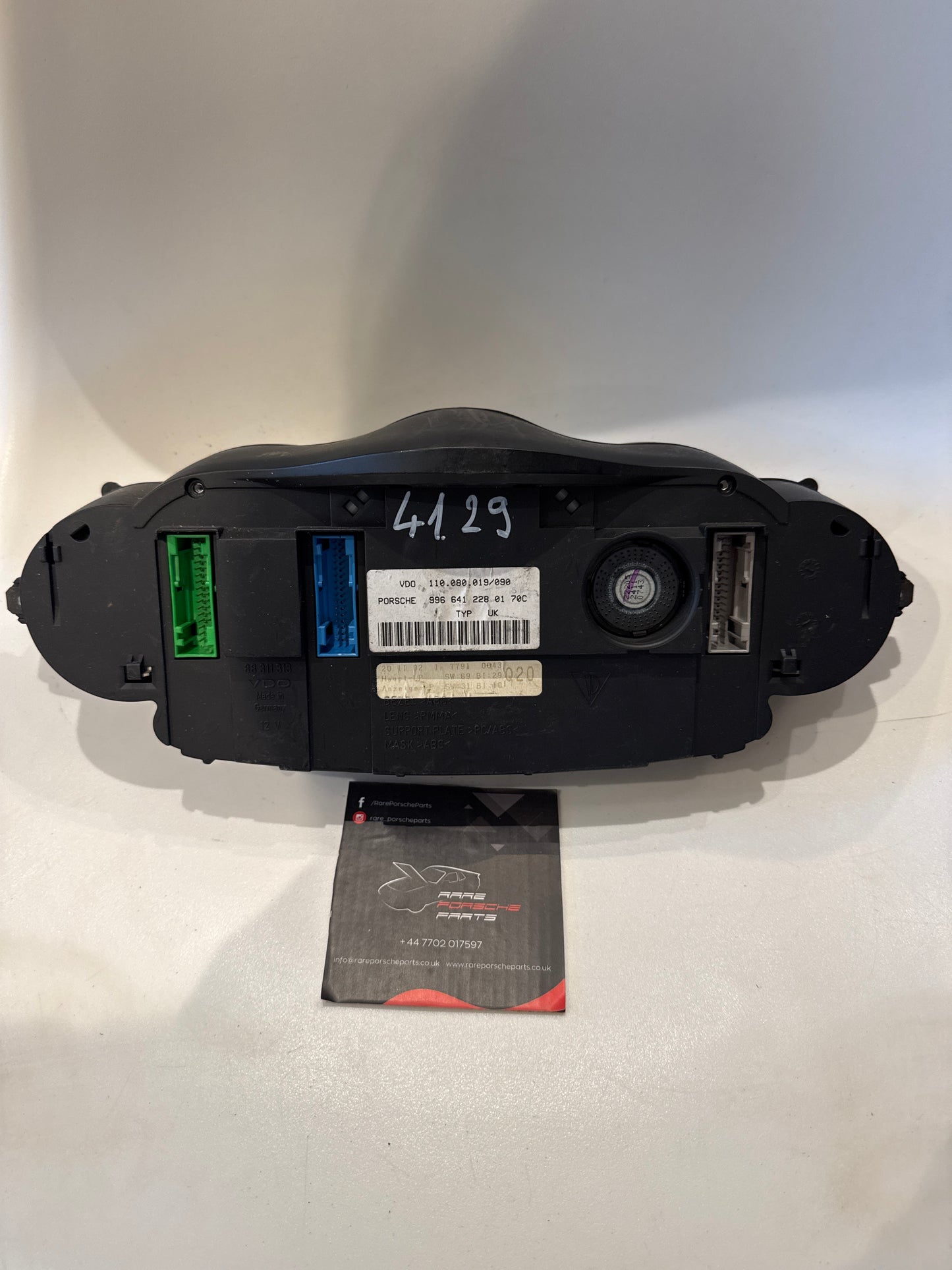 Porsche Boxster 996 Instrument Cluster, unknown mileage 9966412280170c  used