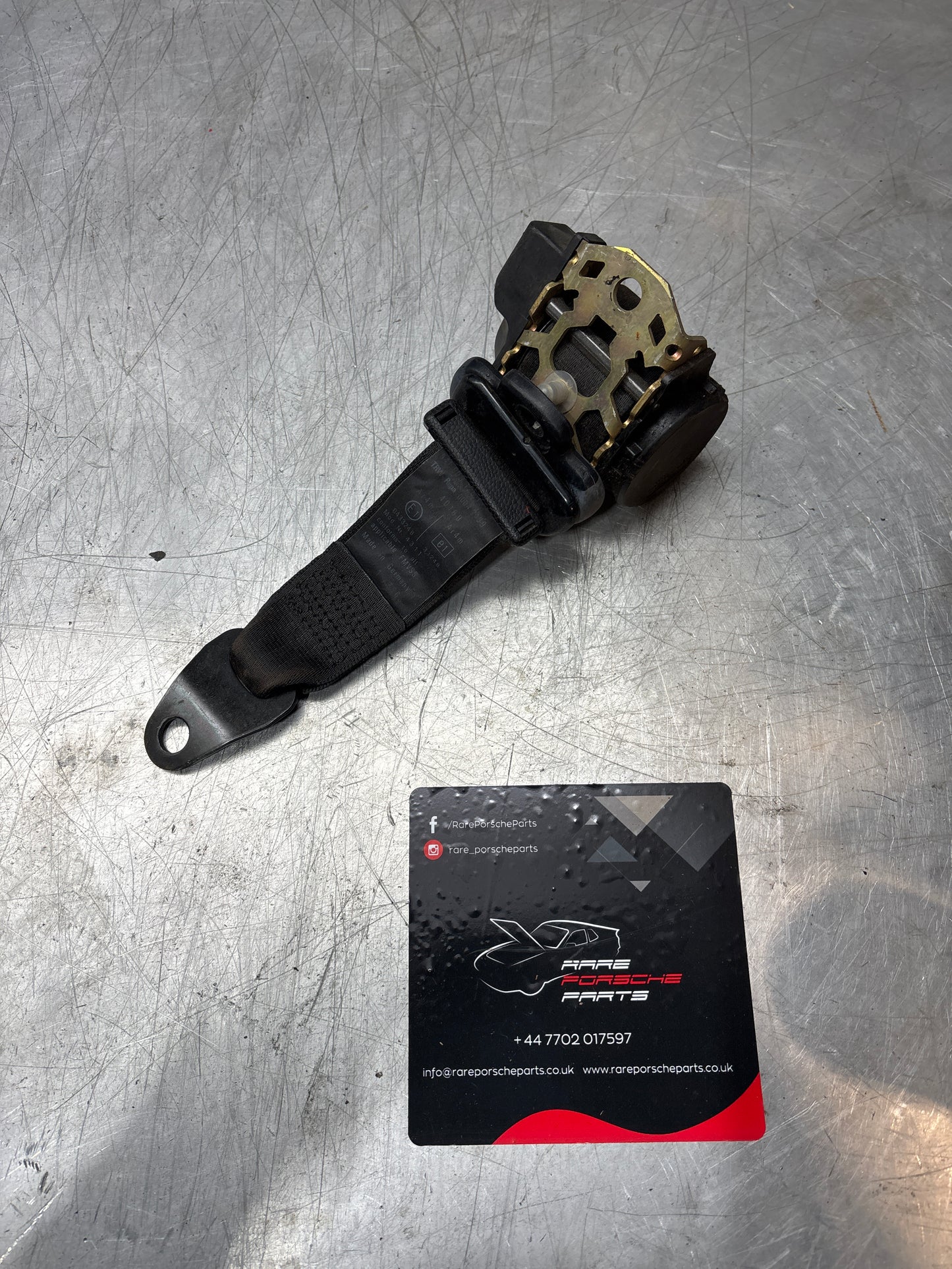 Porsche 944 Convertible Cabrio front left N/S seat belt 94180312510, used