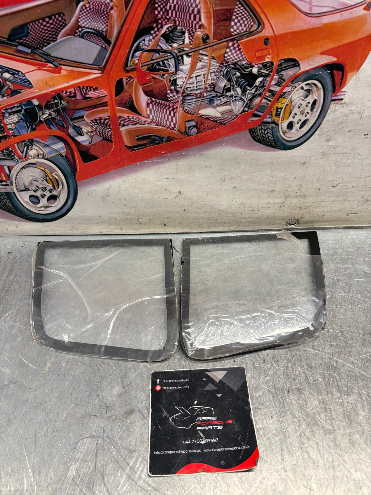 Porsche 924 GTR / GTS GTP headlights, new old stock
