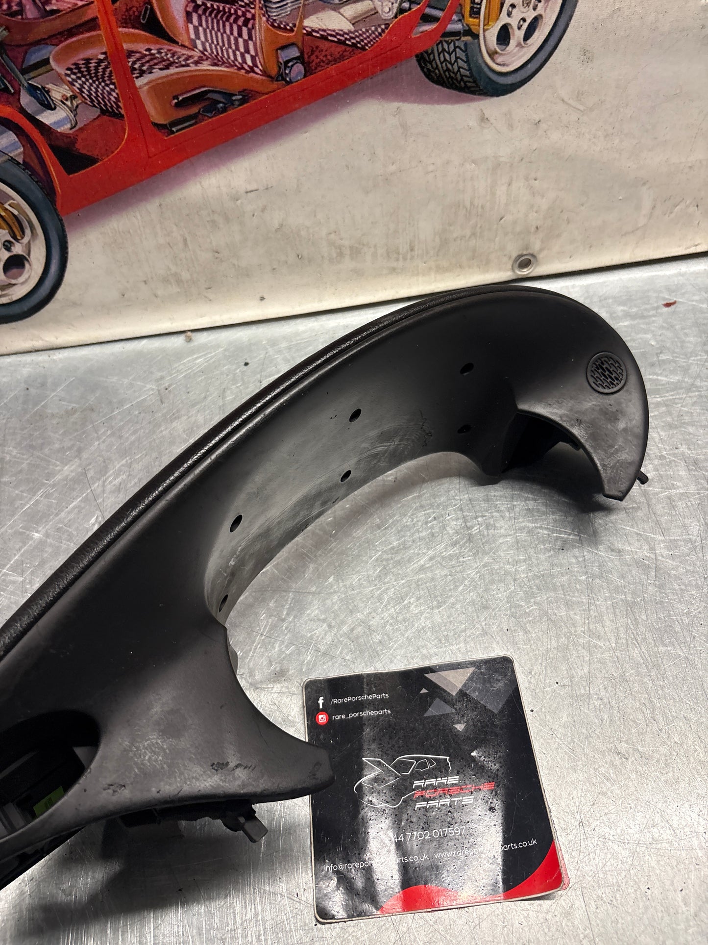 Porsche Boxster 986 RHD dashboard cluster trim,black used 98655205600 / 98655205601