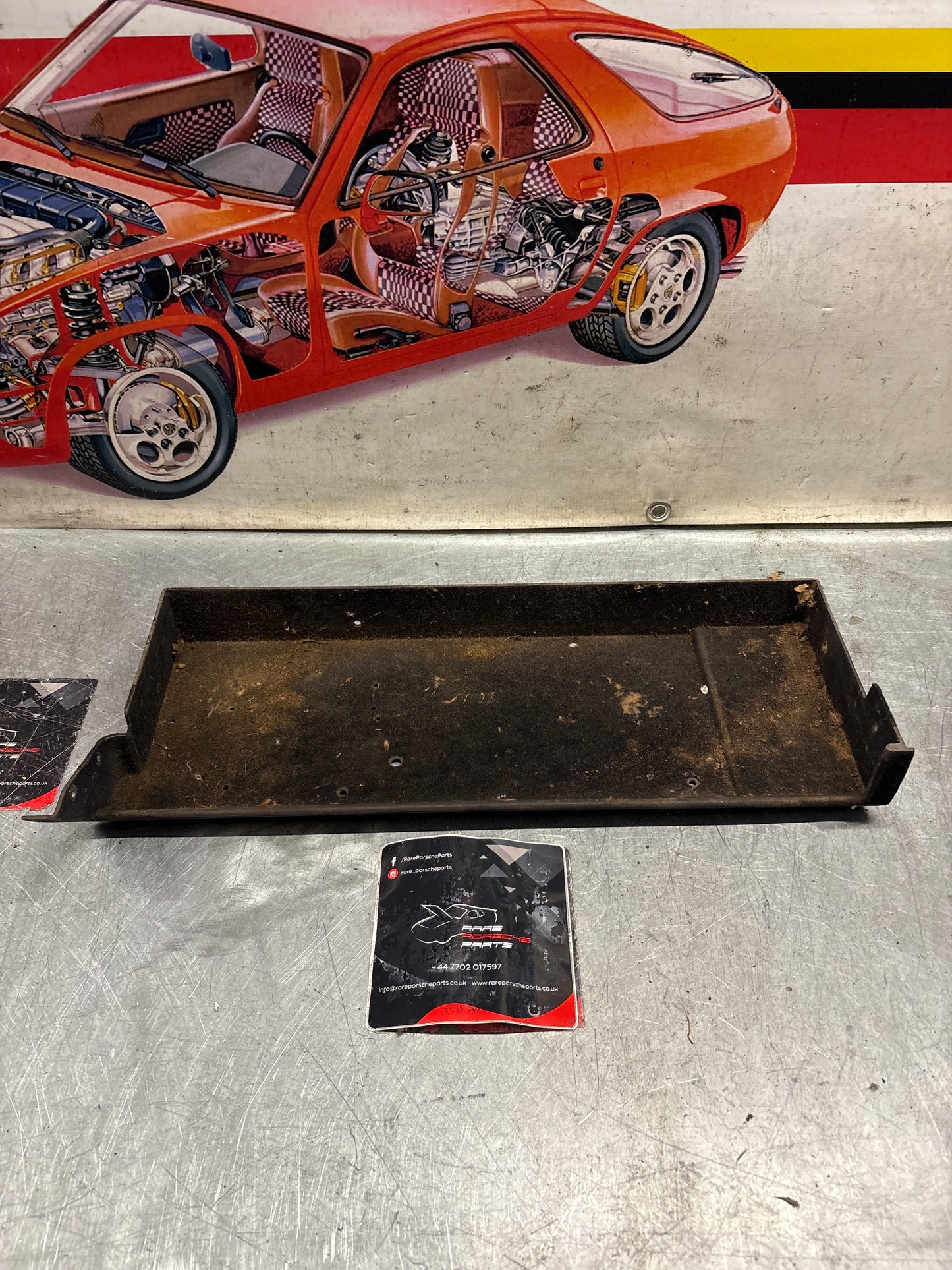 Porsche 924 944 under glove box shelf 477857836A LHD only, used