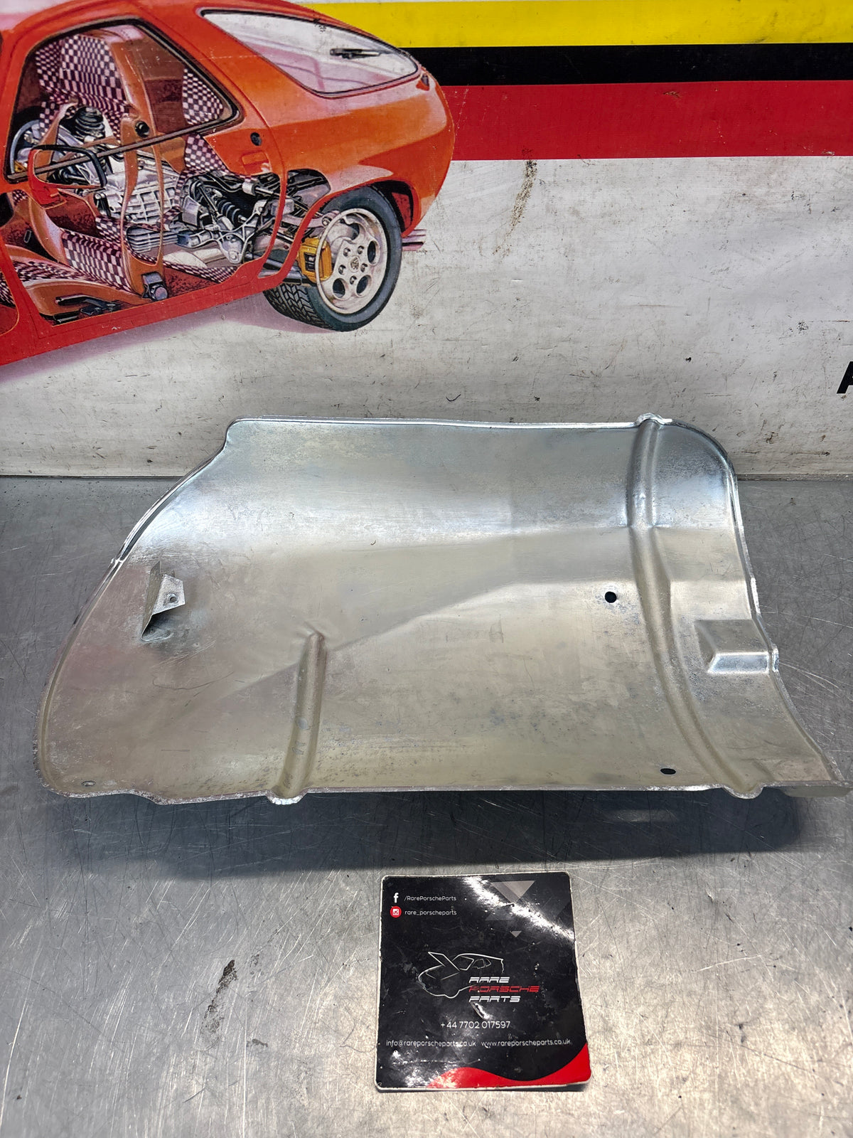 Porsche 944 S2 exhaust heat shield, 94450313700