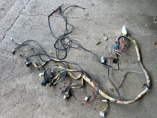 Porsche 924 944 1981 interior wiring loom, manual front (dash) section, used 478971050
