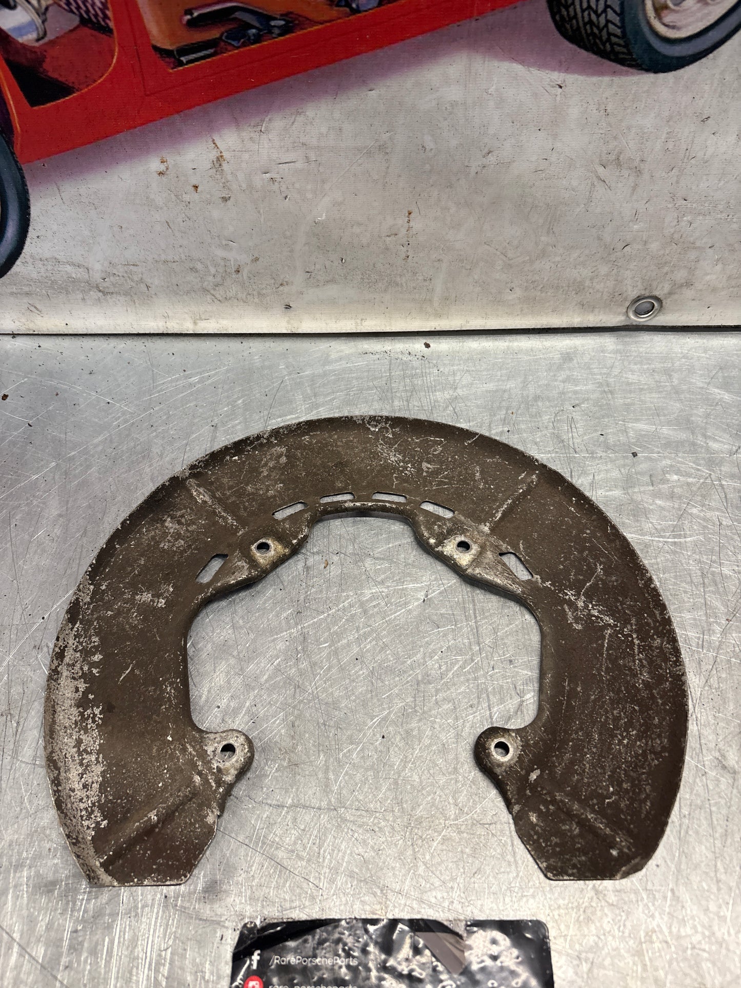 Porsche 944 / 911 rear disc backing plate 95135280100 / 96435280101
